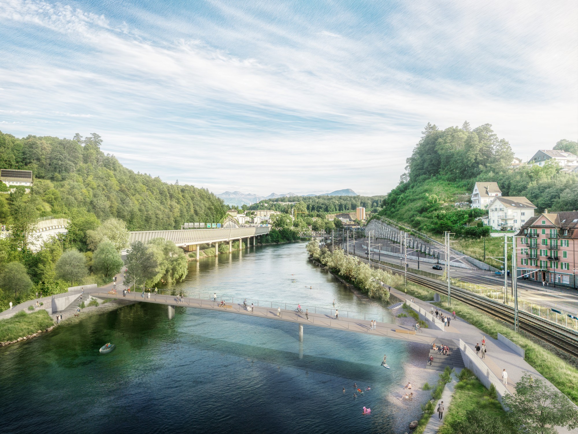 Reussbrücke_Visualisierung 1 (Quelle Team Masotti)