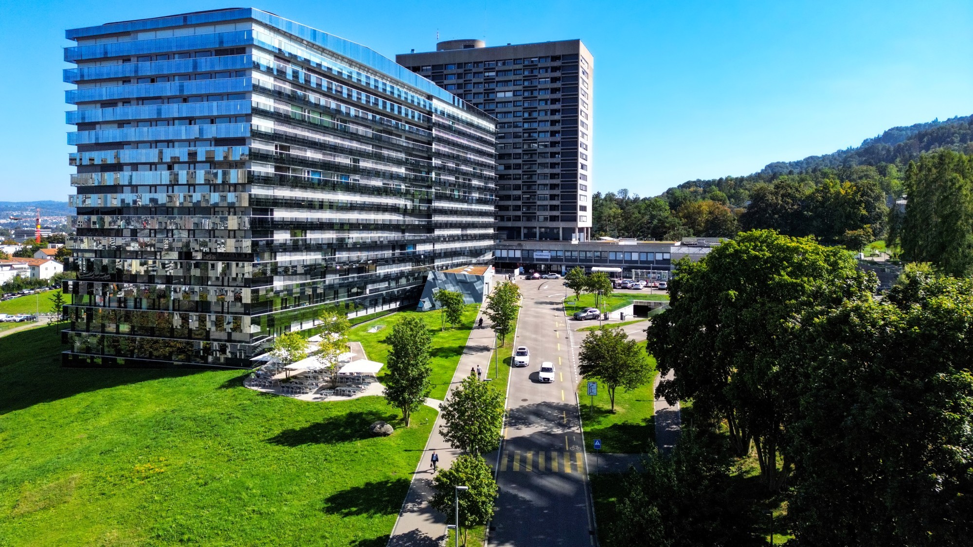 Rehabilitationskinliniken von Valens bei Triemli und Waid