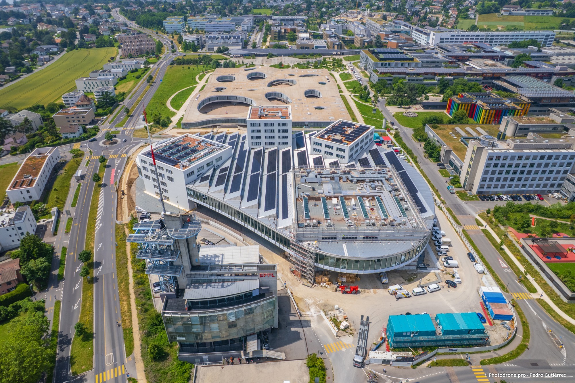 Bauregion Genfersee Bild 1 RTS Produktionsgebäude in Ecublens