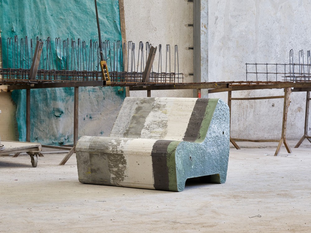 «Left(l)over», Stadtmobiliar aus überschüssigem Beton
