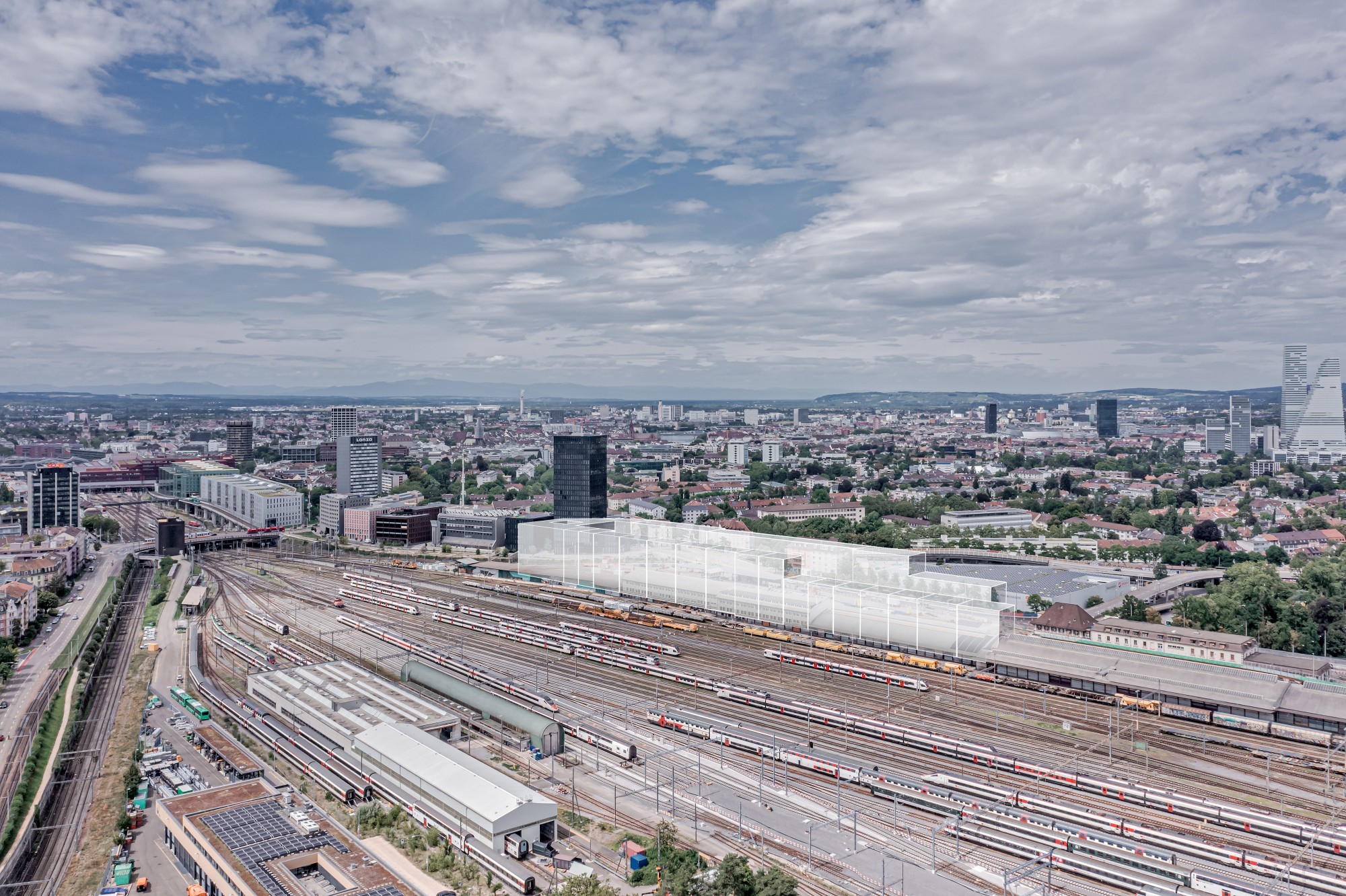 Rendering Areal Wolf und seiner Umgebung