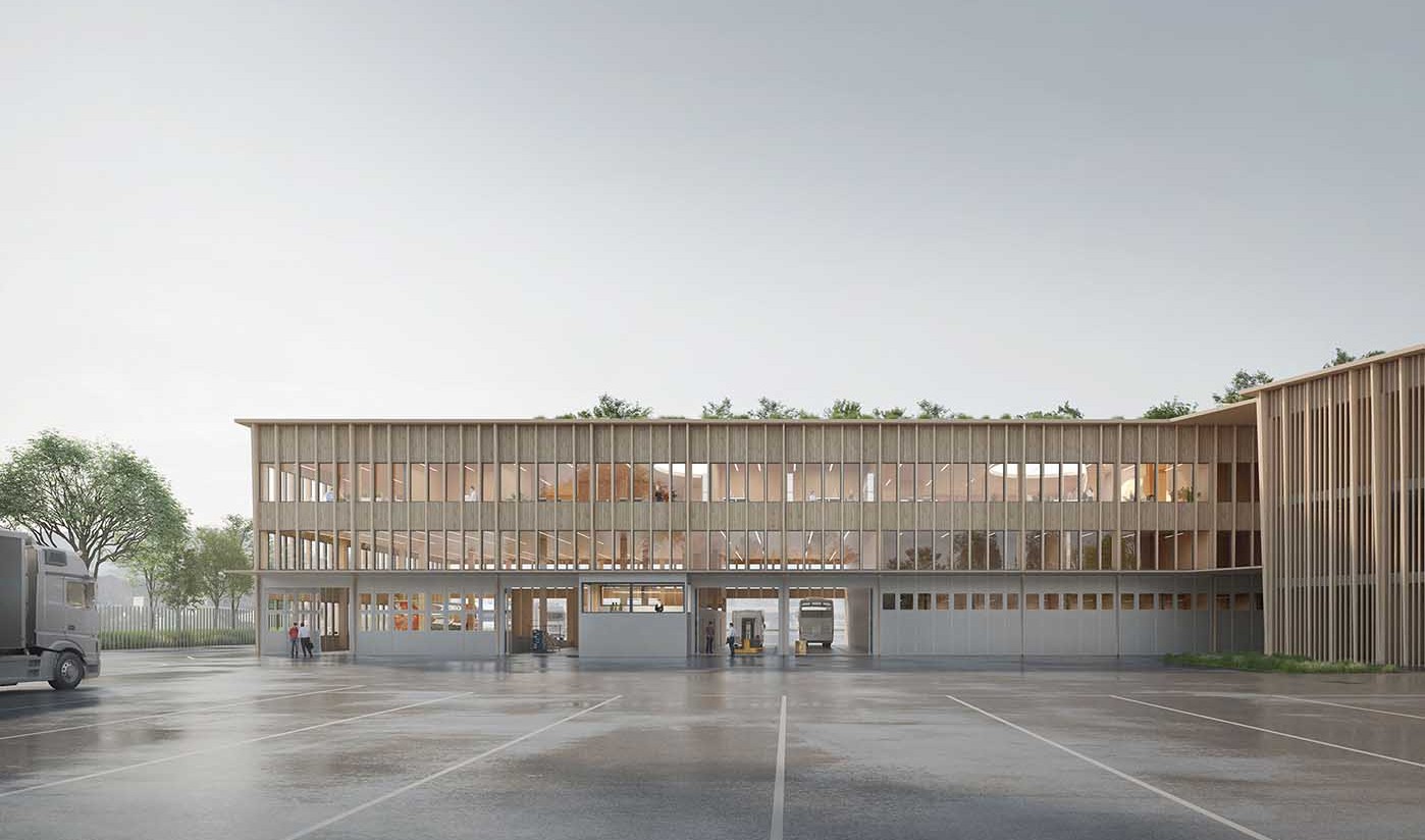 Visualisierung des geplanten Interventionszentrums in St. Margrethen SG