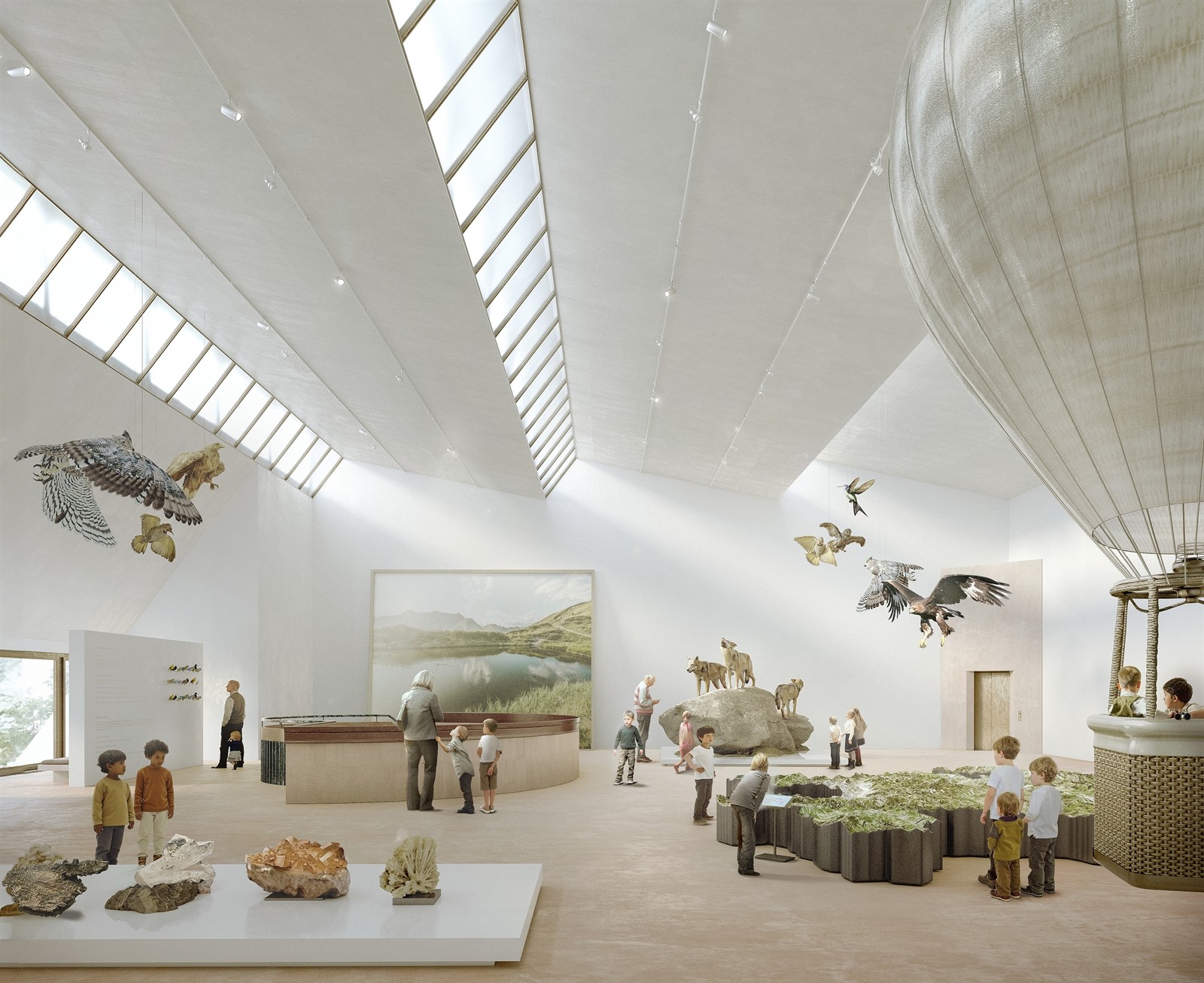 Erweiterung Bündner Naturmuseum (Innenansicht)