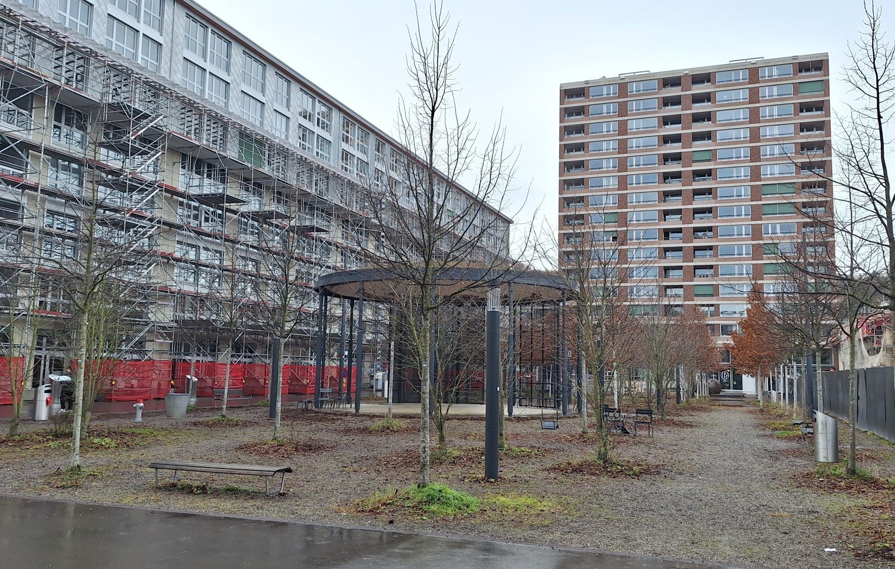 Das neue Stadtquartier Lokstadt in Winterthur: der Dialogplatz.