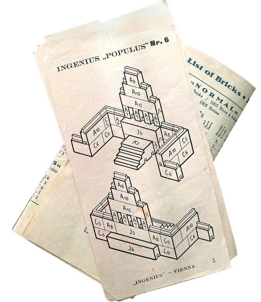 The New City – Ingenius-Baukasten, Ingenius Technische- und Handels-GmbH, Österreich, 1924 bis vermutlich 1929: