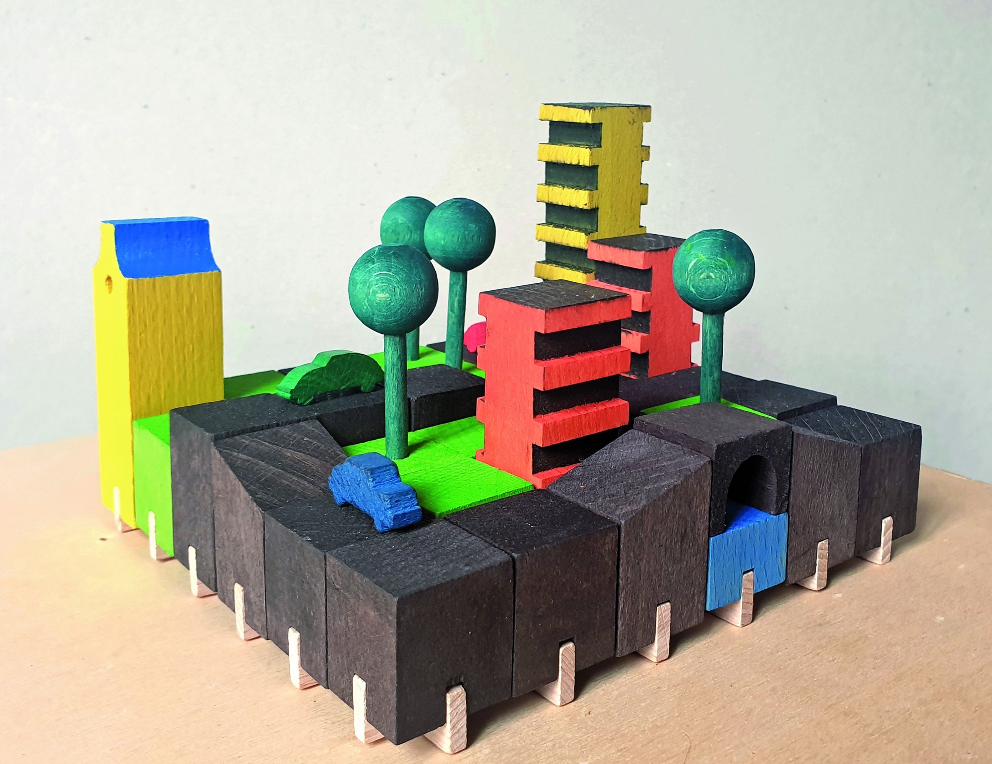 Raumordnung Baukasten, Norgut, DE (Rheinland-Pfalz) 1970er: