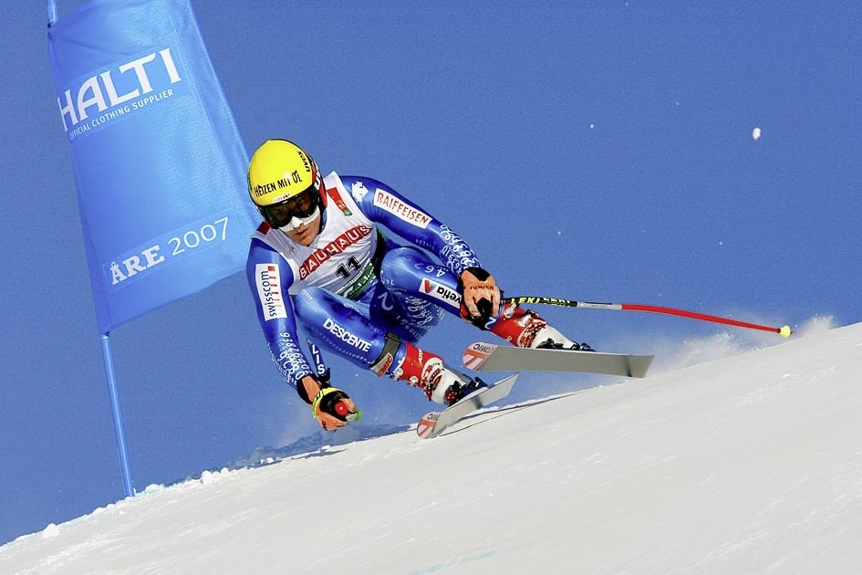 Daniel Albrecht als Skirennfahrer.