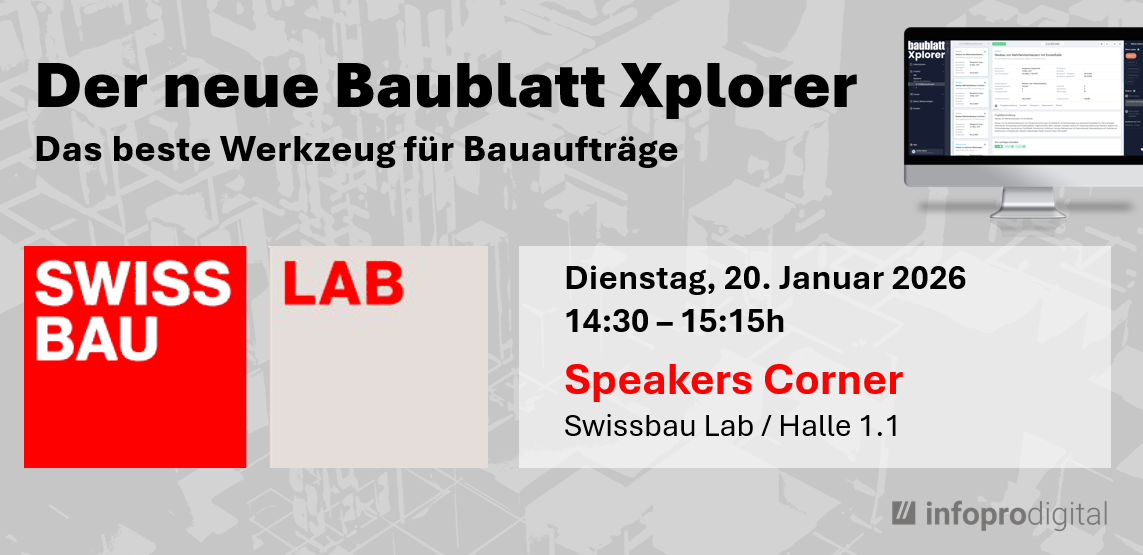 Nützliches Tool: Der Baublatt Xplorer.