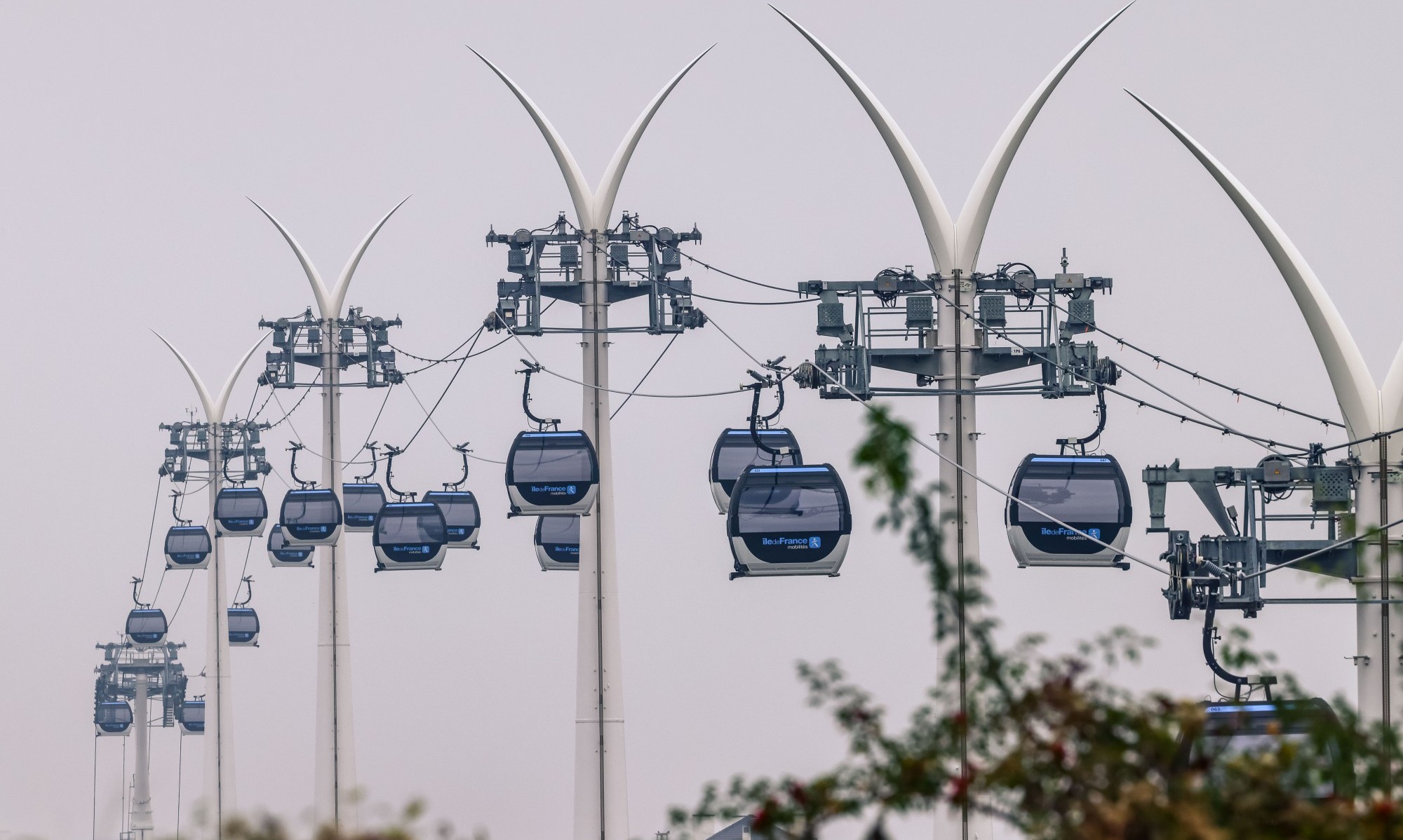 Die längste Seilbahn Europas im Süden von Paris