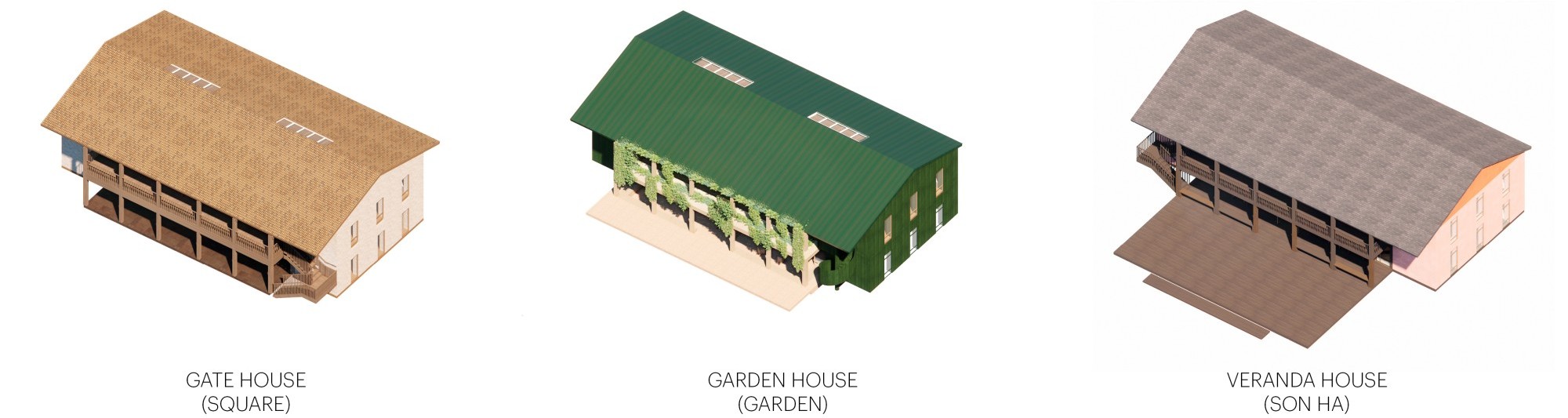 Gästehaus-Typen, Plum Village.