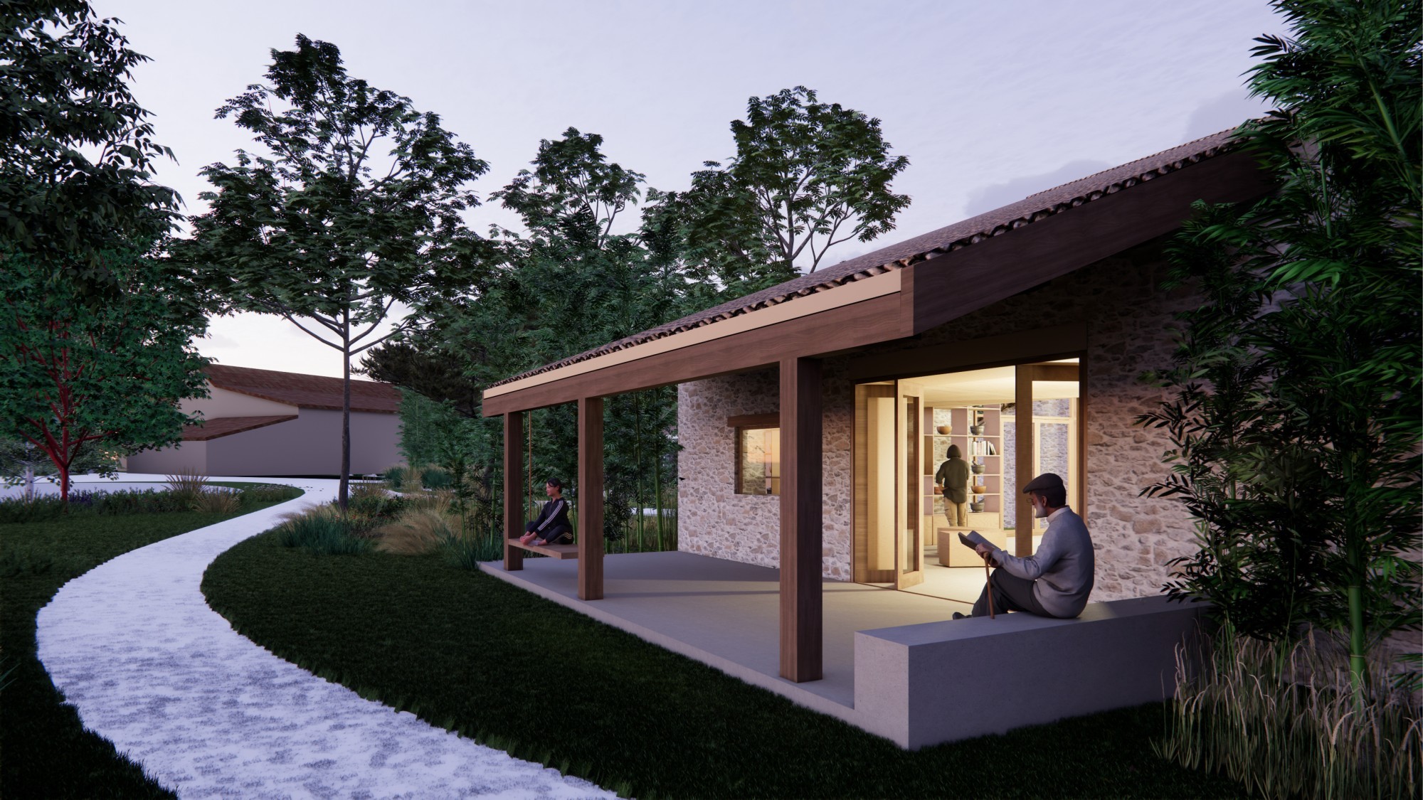 Buchladen, Plum Village.