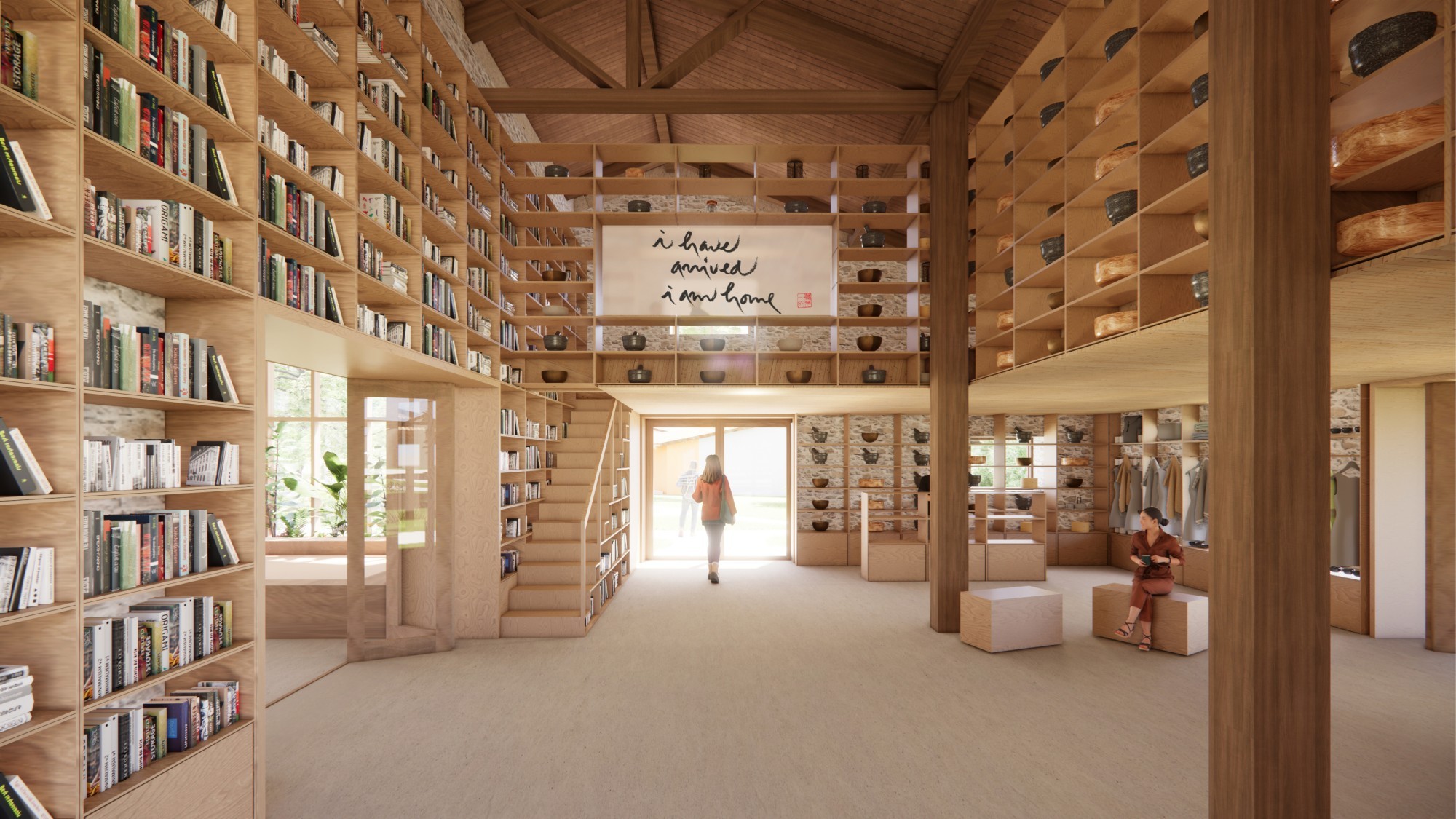 Buchladen, Plum Village.