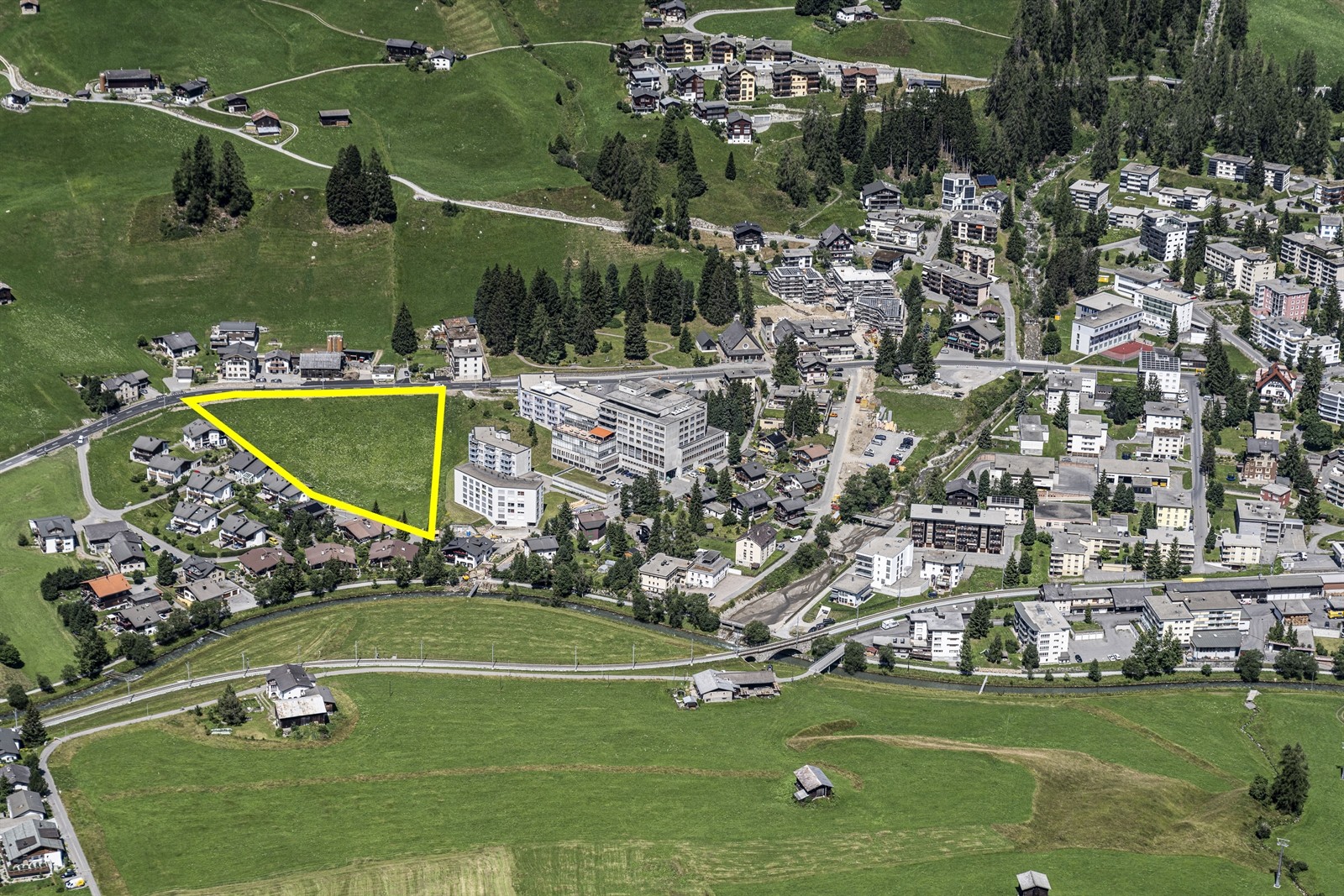 Gebiet Färbi in Davos