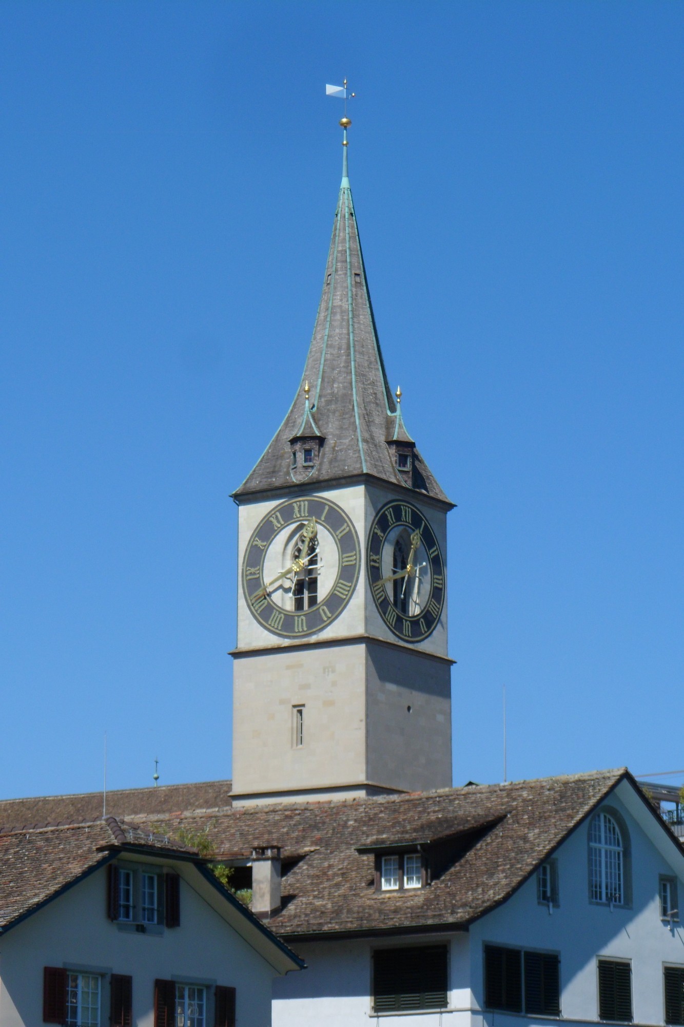 Turm_Kirche_St._Peter_Zürich Beat Rüst, CH-Schlieren