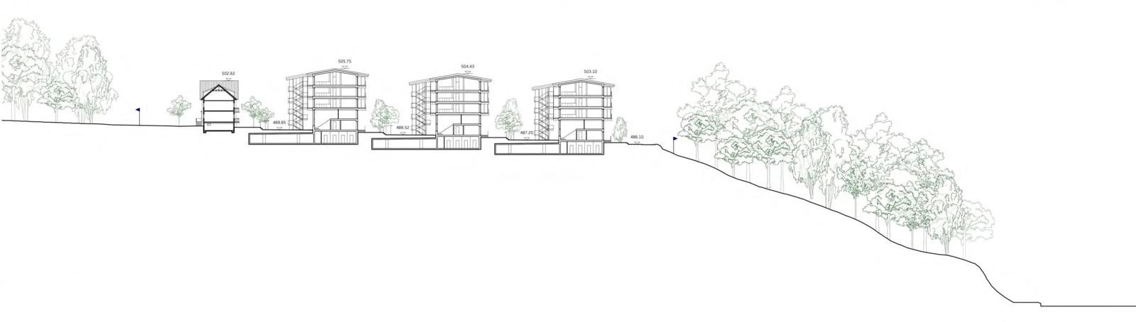 Geländeschnitt Ober Emmenweid Emmen LU