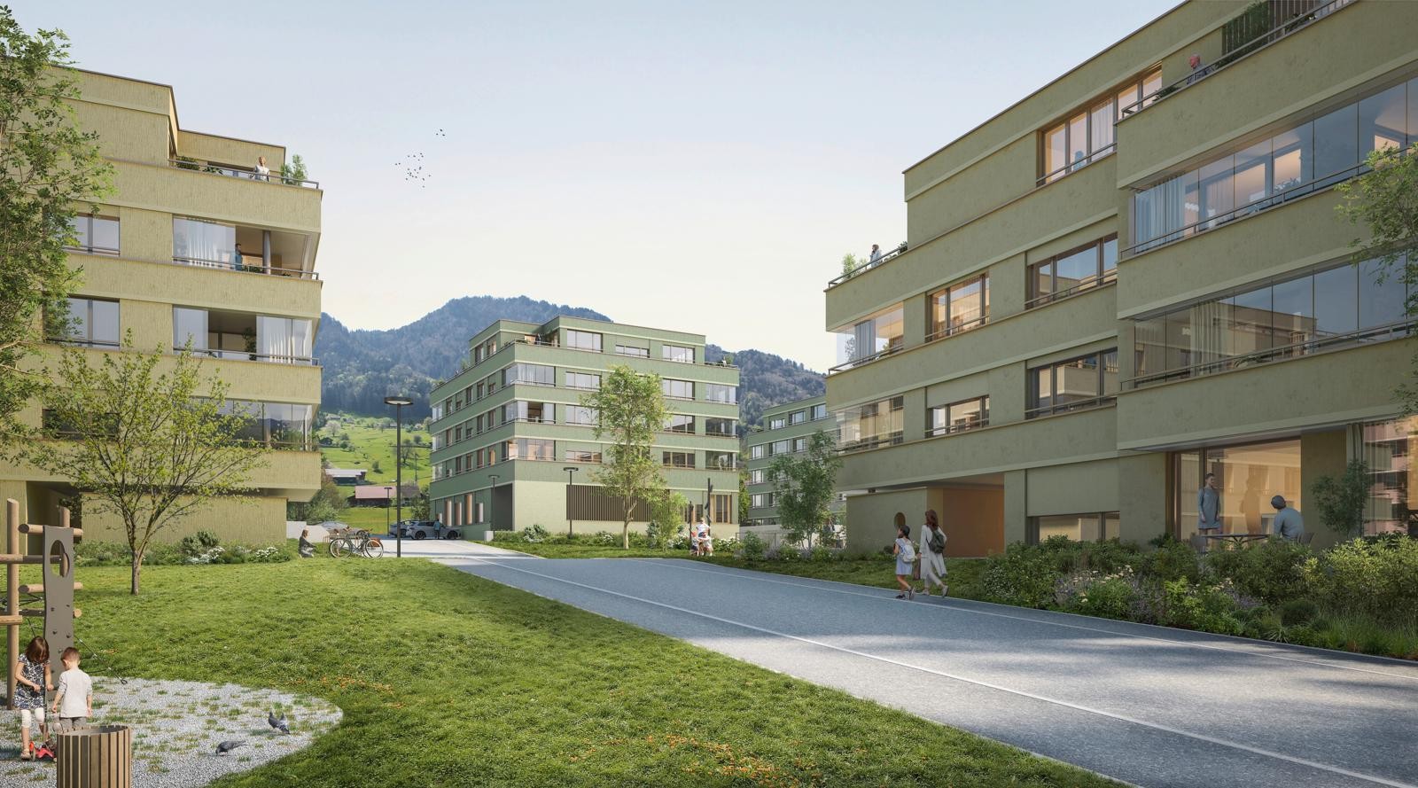 Bauregion ZCH - Überbauung Rorwis 1 in Reichenburg