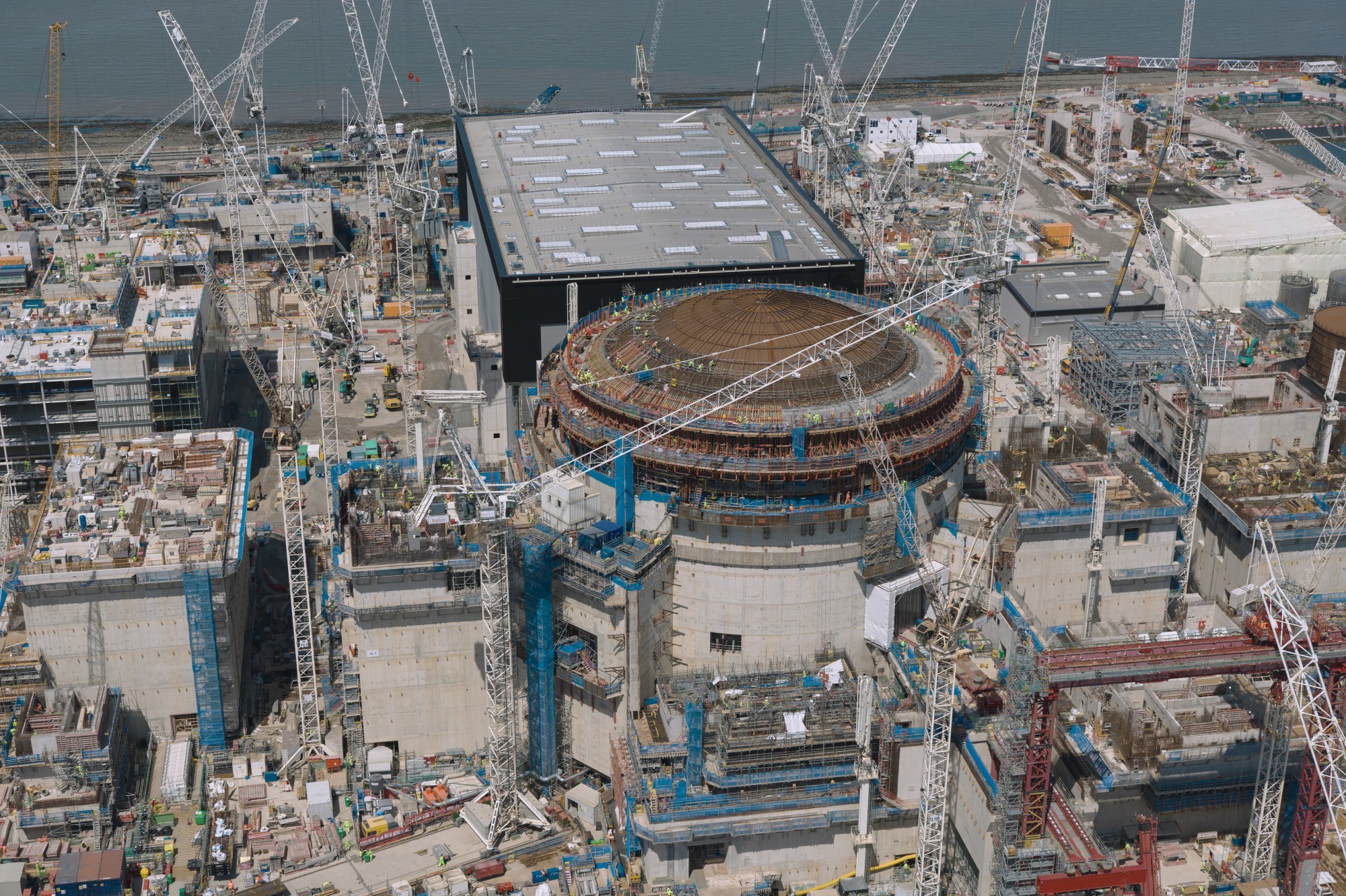 Baustelle des KKW Hinkley.
