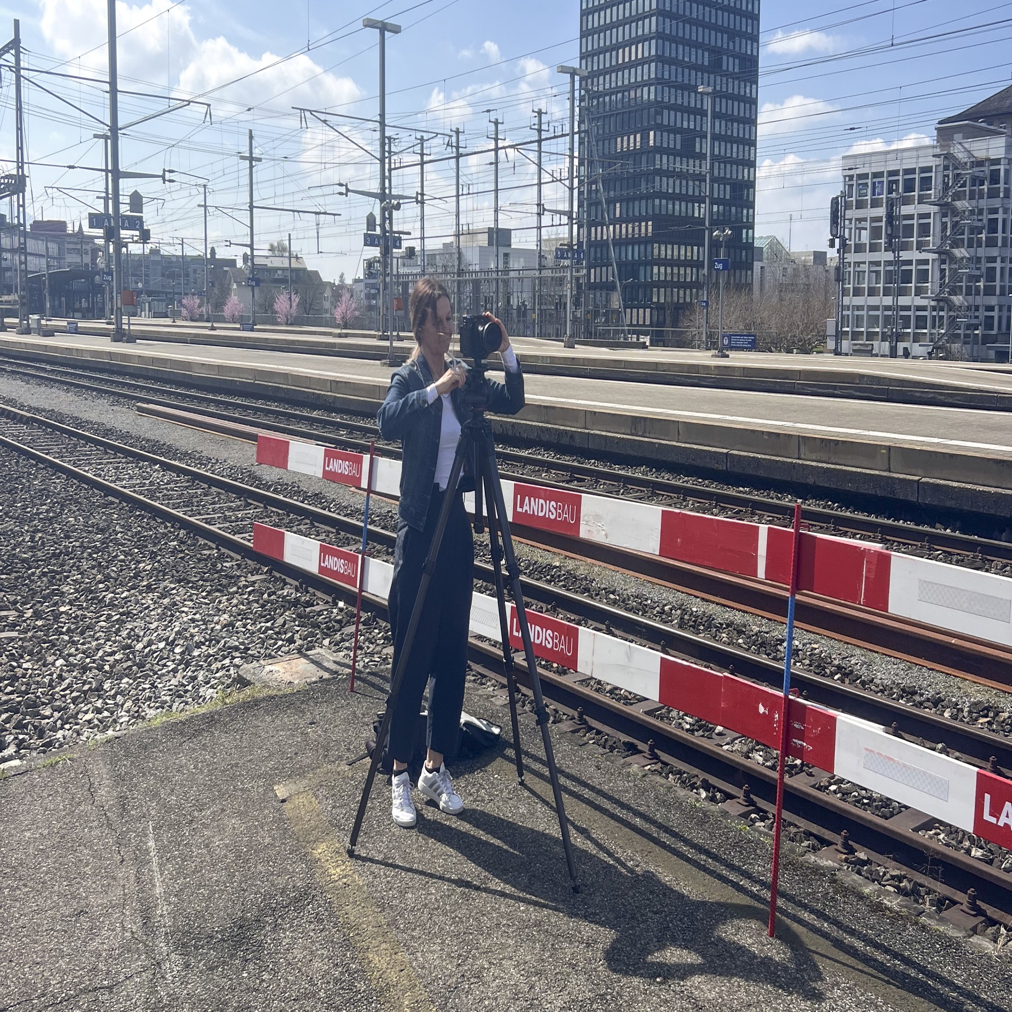 Die Fotografin Regine Giesecke aus Zug.