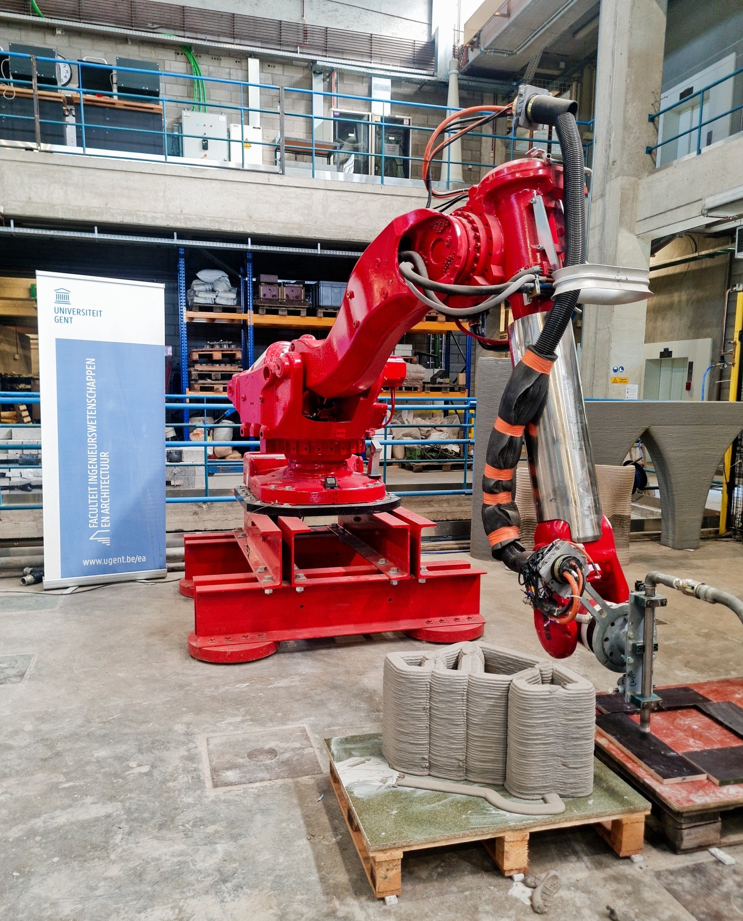 3D-Druck an der Universität Gent.