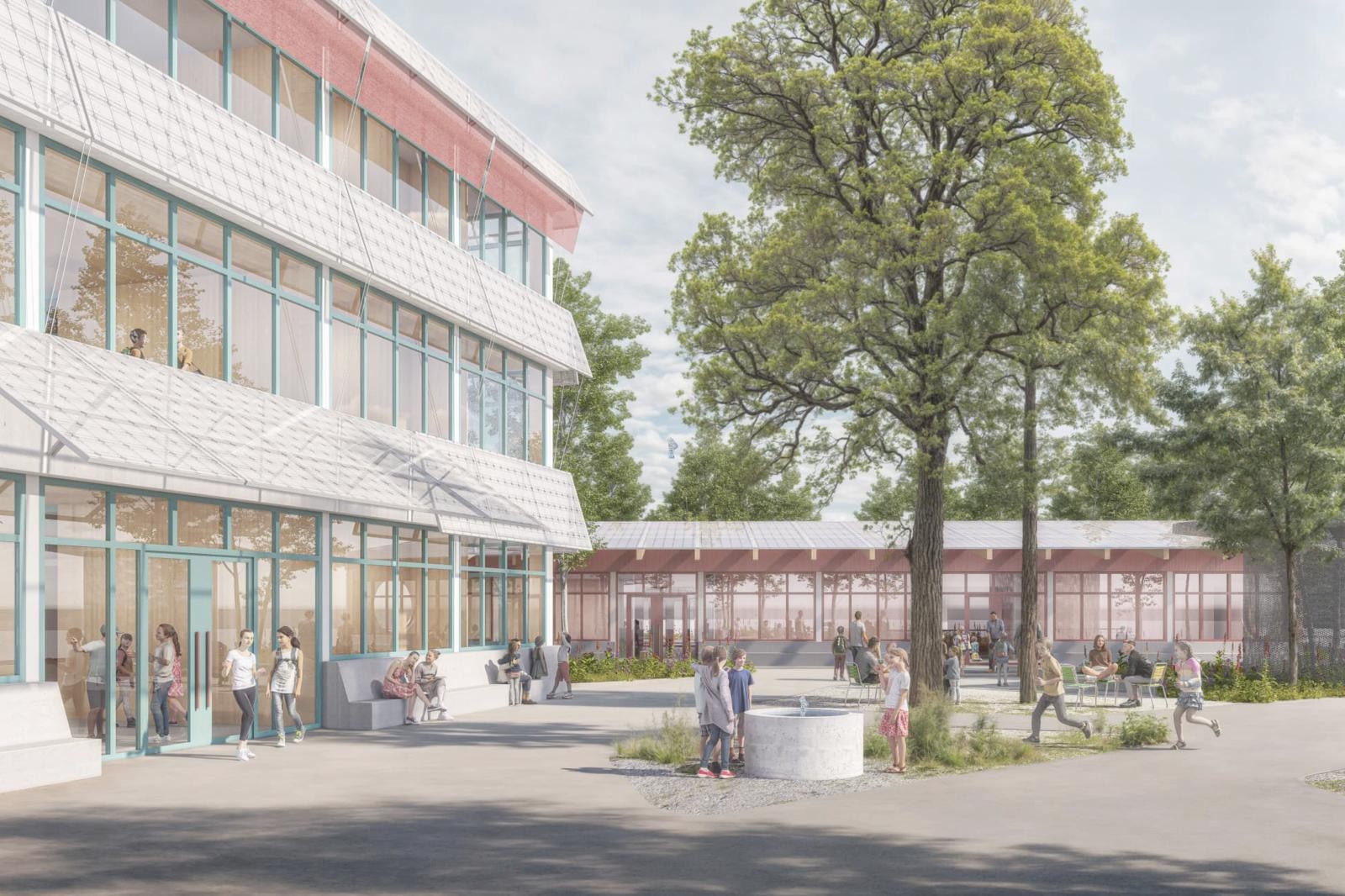 Neubau des Schulhauses Seewen-Feld