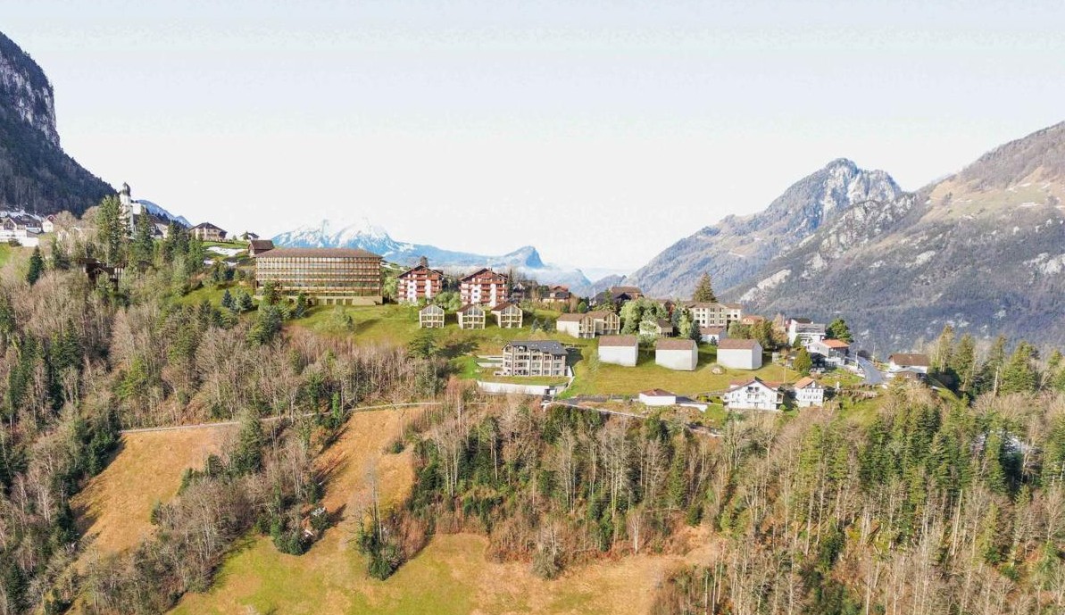 Neuer Hotelkomplex bei Hotel Bellevue in Seelisberg