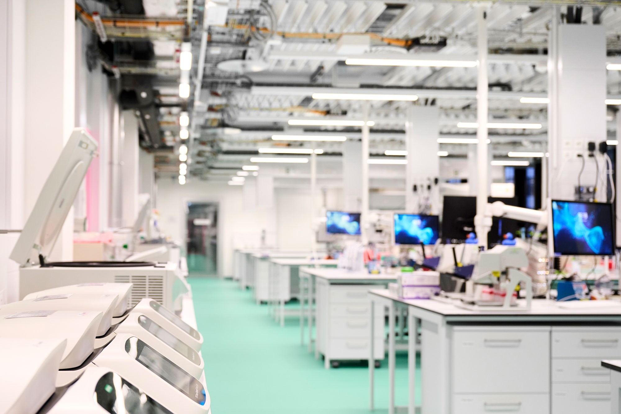 Labor im IHB-Forschungsgebäude von Roche in Basel