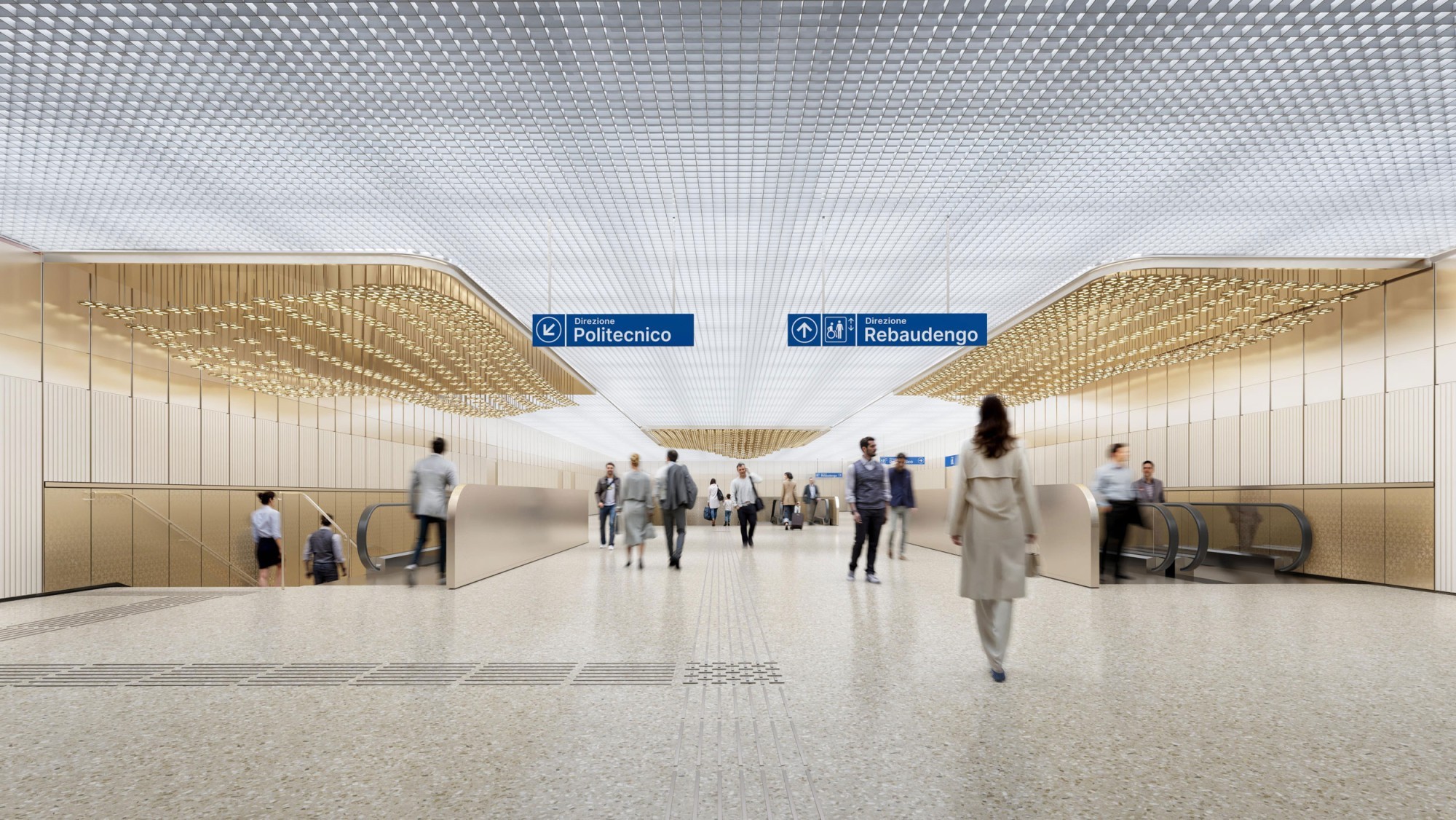 Siegerprojekt für Bahnhöfe der Metrolinie 2 in Turin