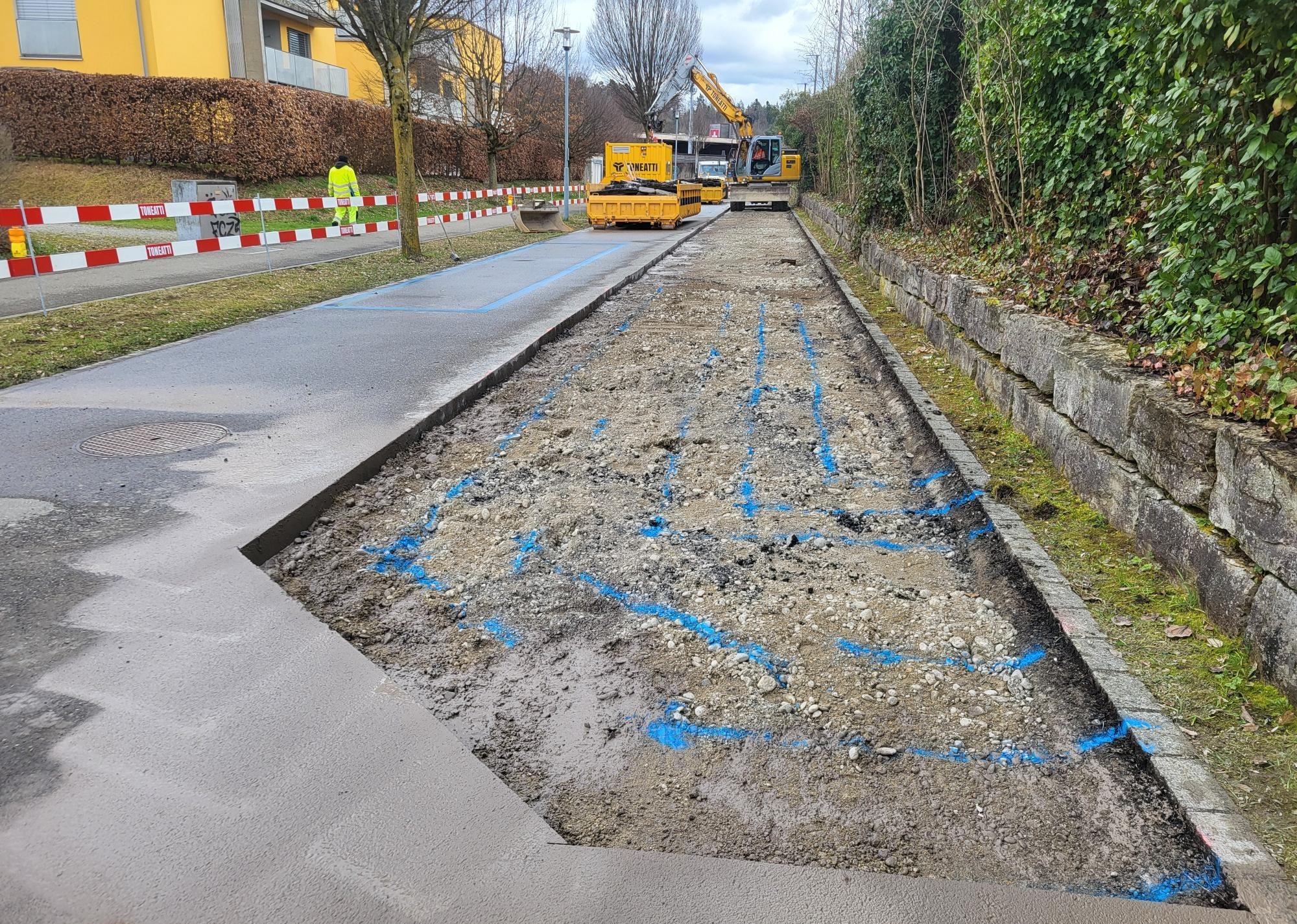 Werkleitungserneuerung in Bassersdorf