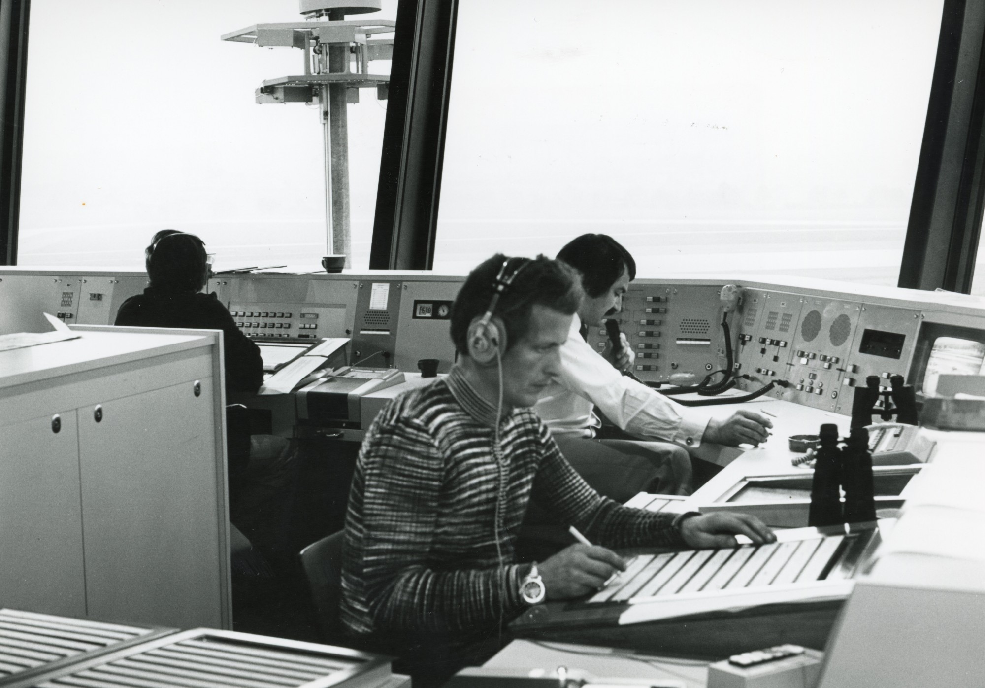 Tower am Flughafen Zürich um 1950