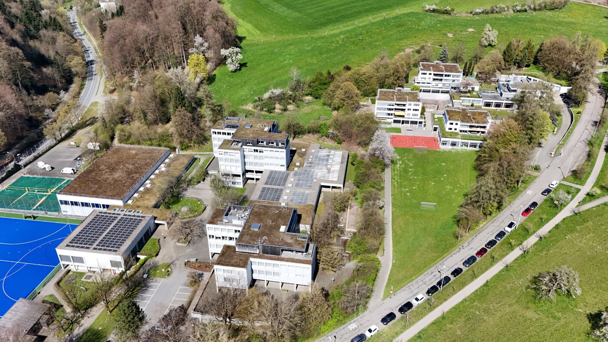 Luftaufnahme des Utenbergs in Luzern