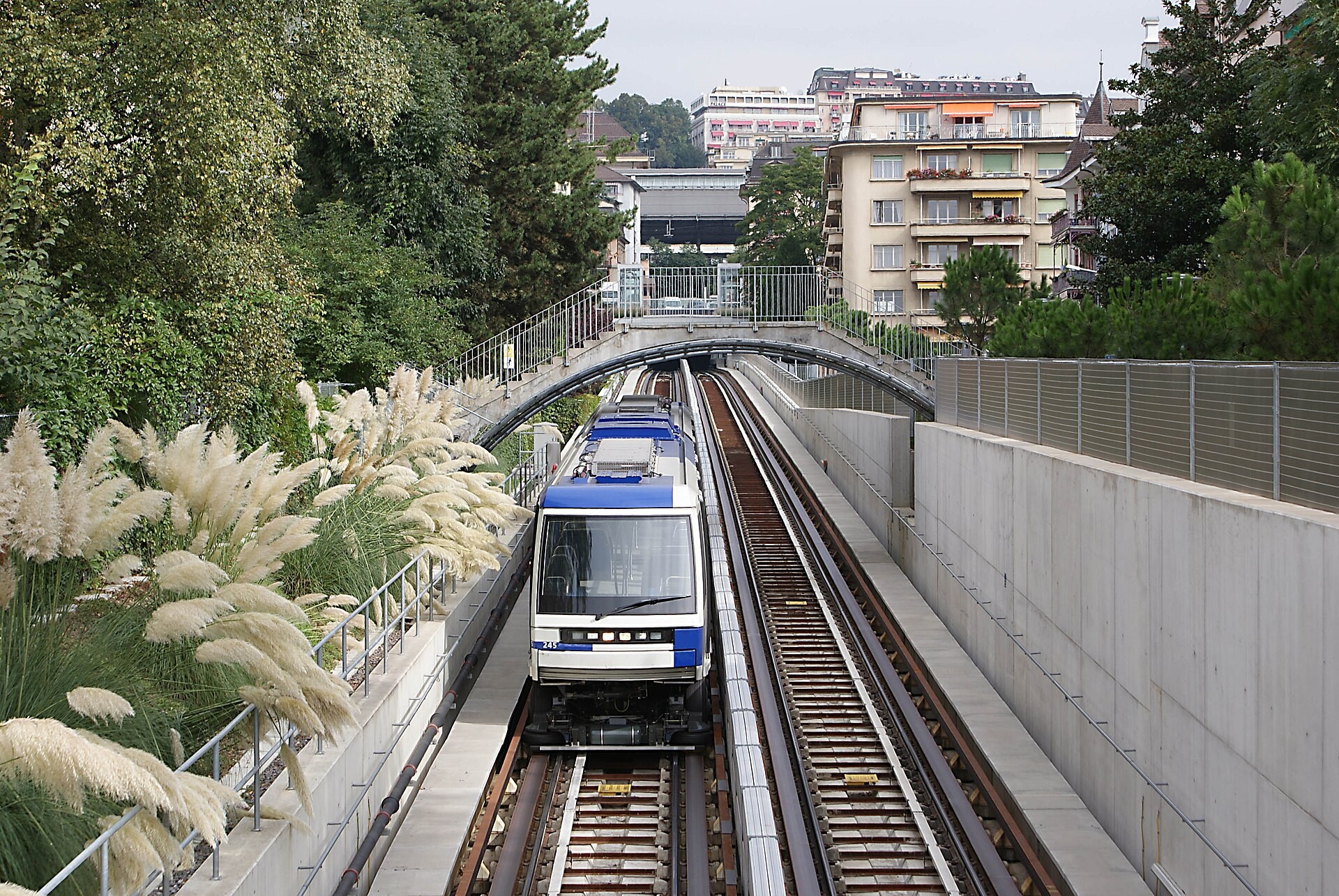 Meto-Linie M2 in Lausanne