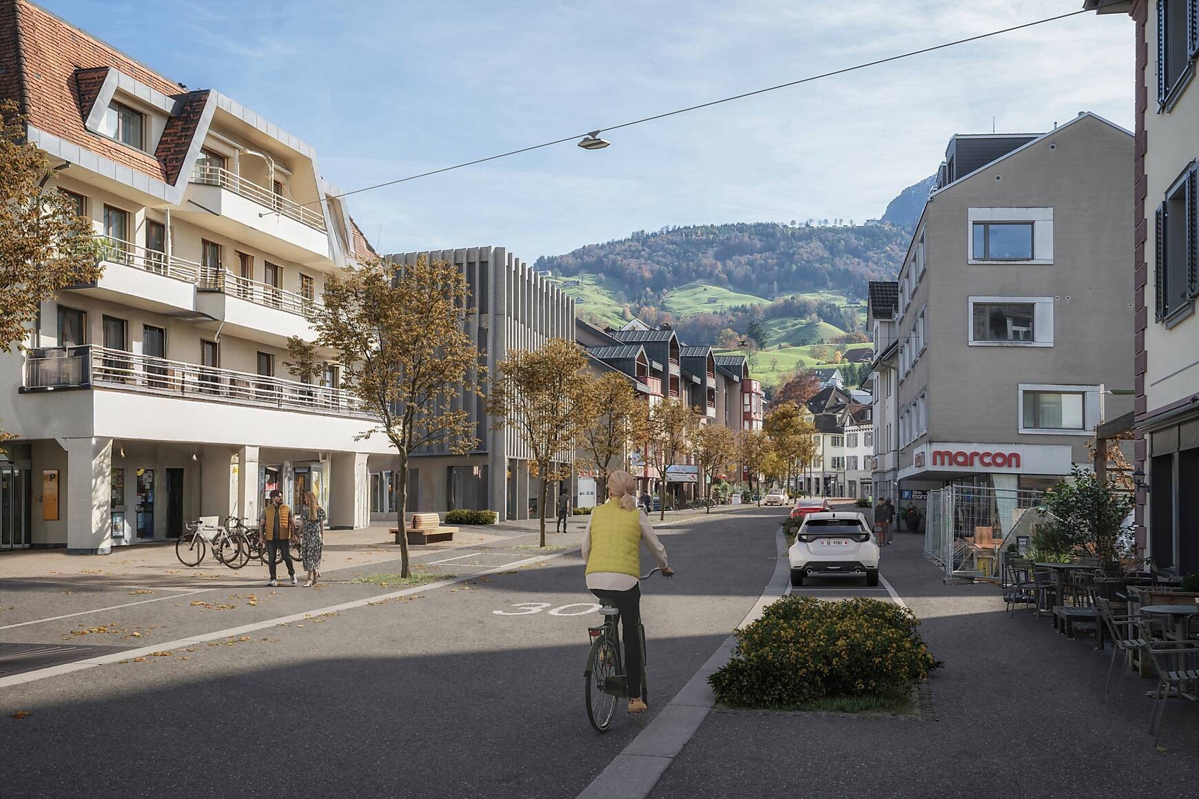 Neugestaltung von Zentrum in Küssnacht