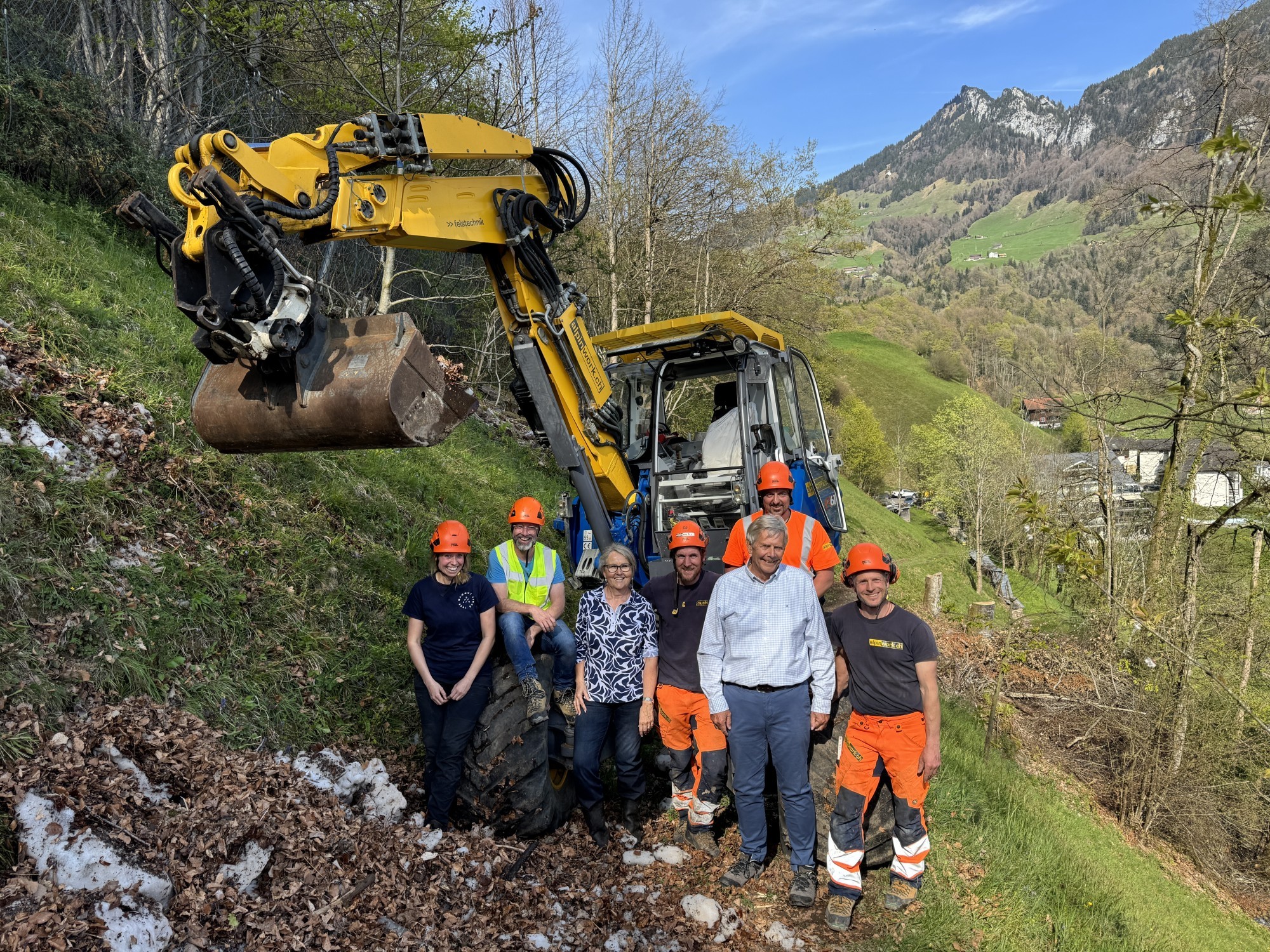 Steinschlagschutznetze in Gersau
