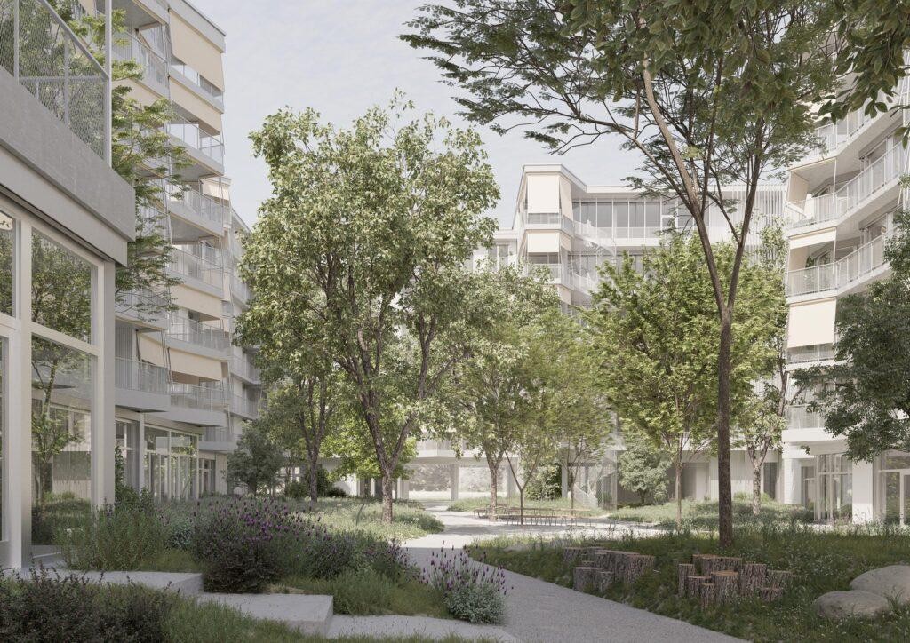 Plazza-Überbauung in Regensdorf