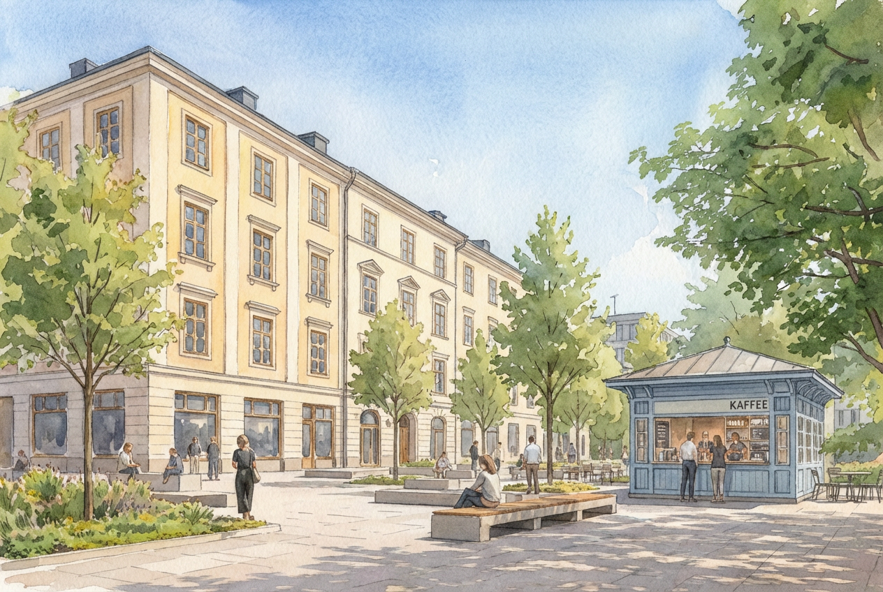 Bürobau als Altbau aus dem 19. Jahrhundert.