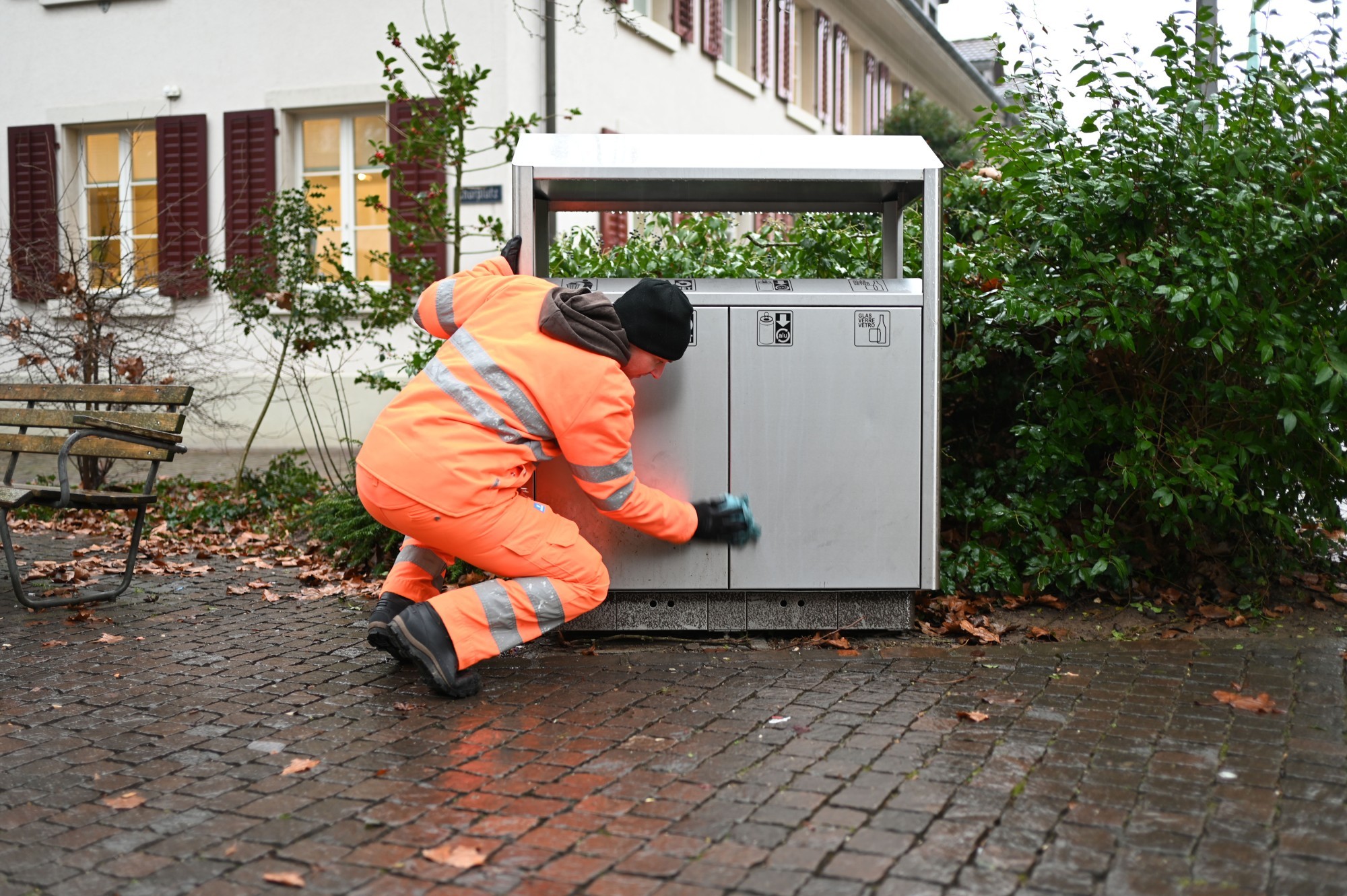Recyclingstation in Zofingen