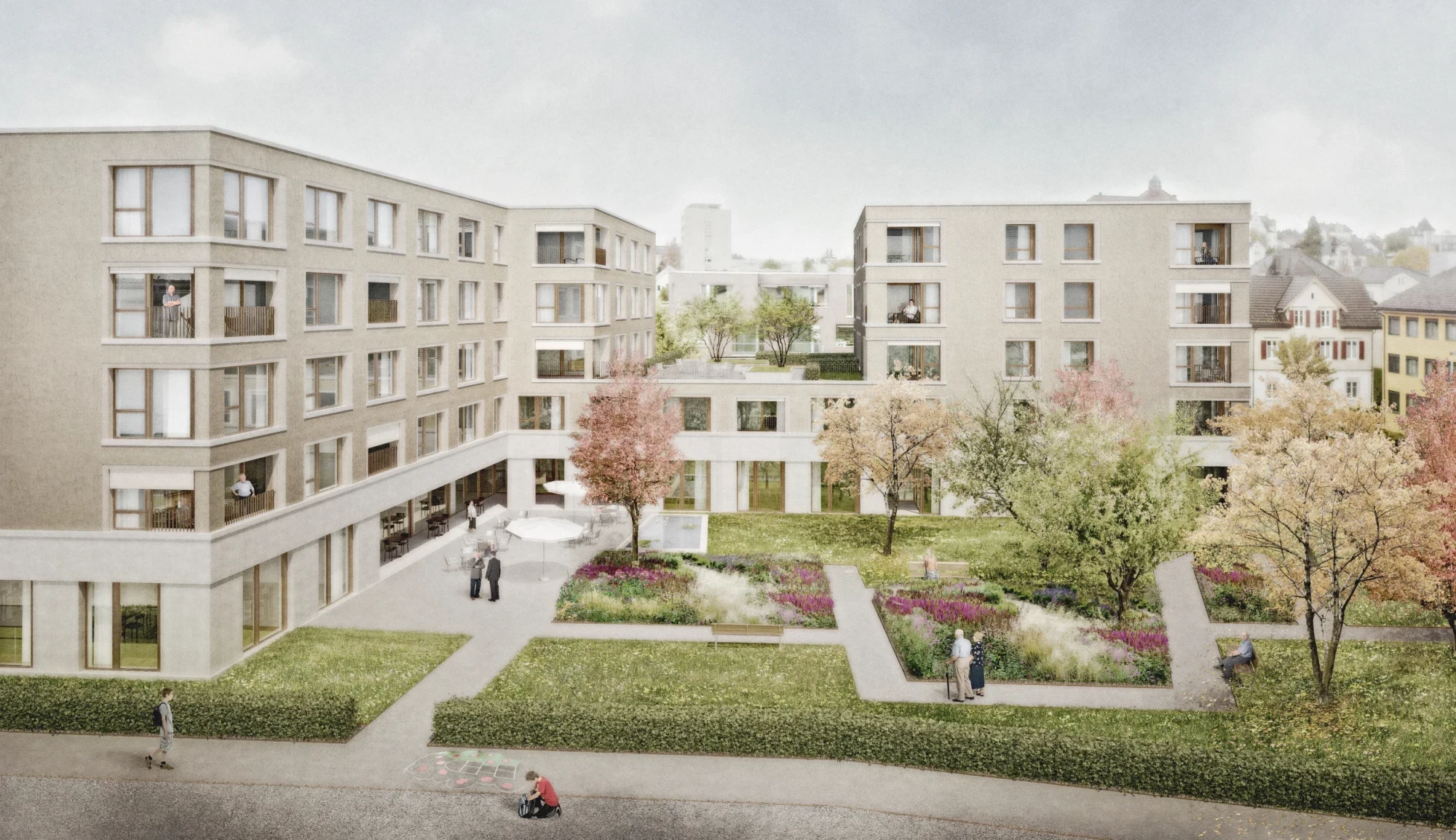 Neubau Altersheim der Sana Fürstenland in Gossau