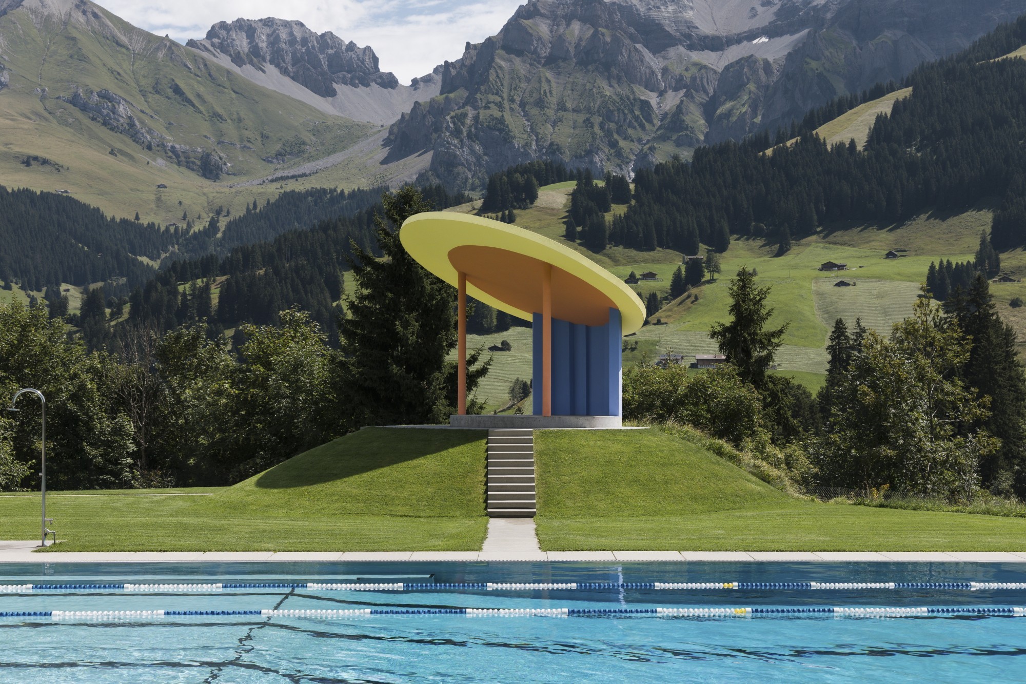 Pavillon im Gruebibad in Adelboden