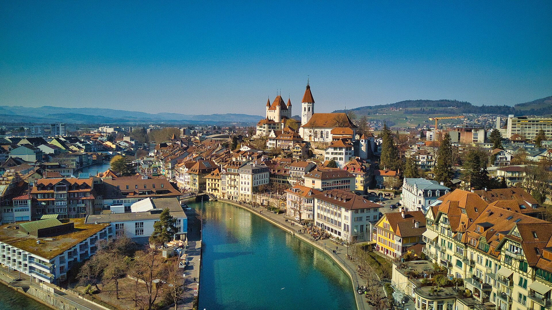 Blick auf die Stadt Thun