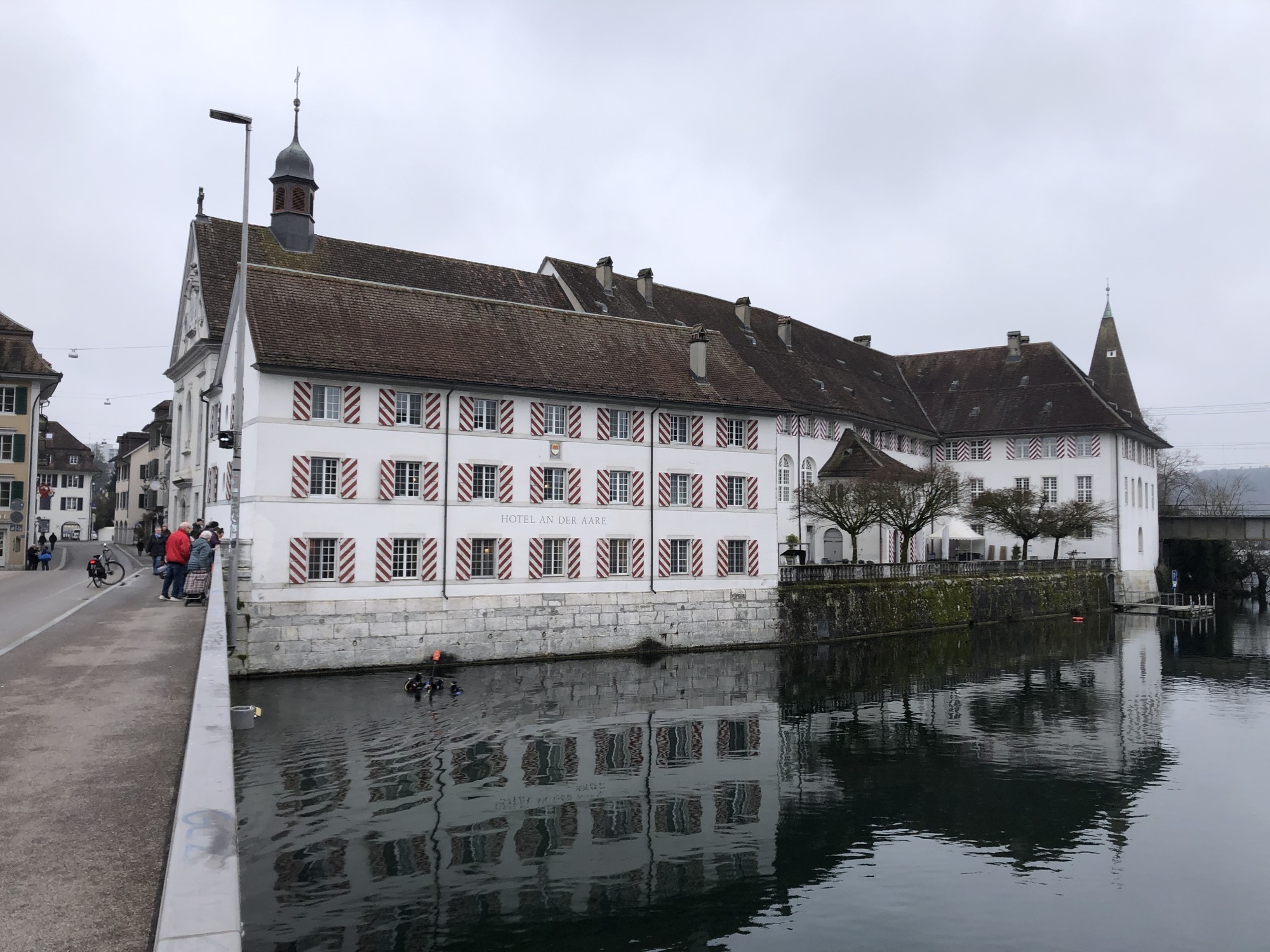 Römerbrücke über der Aare