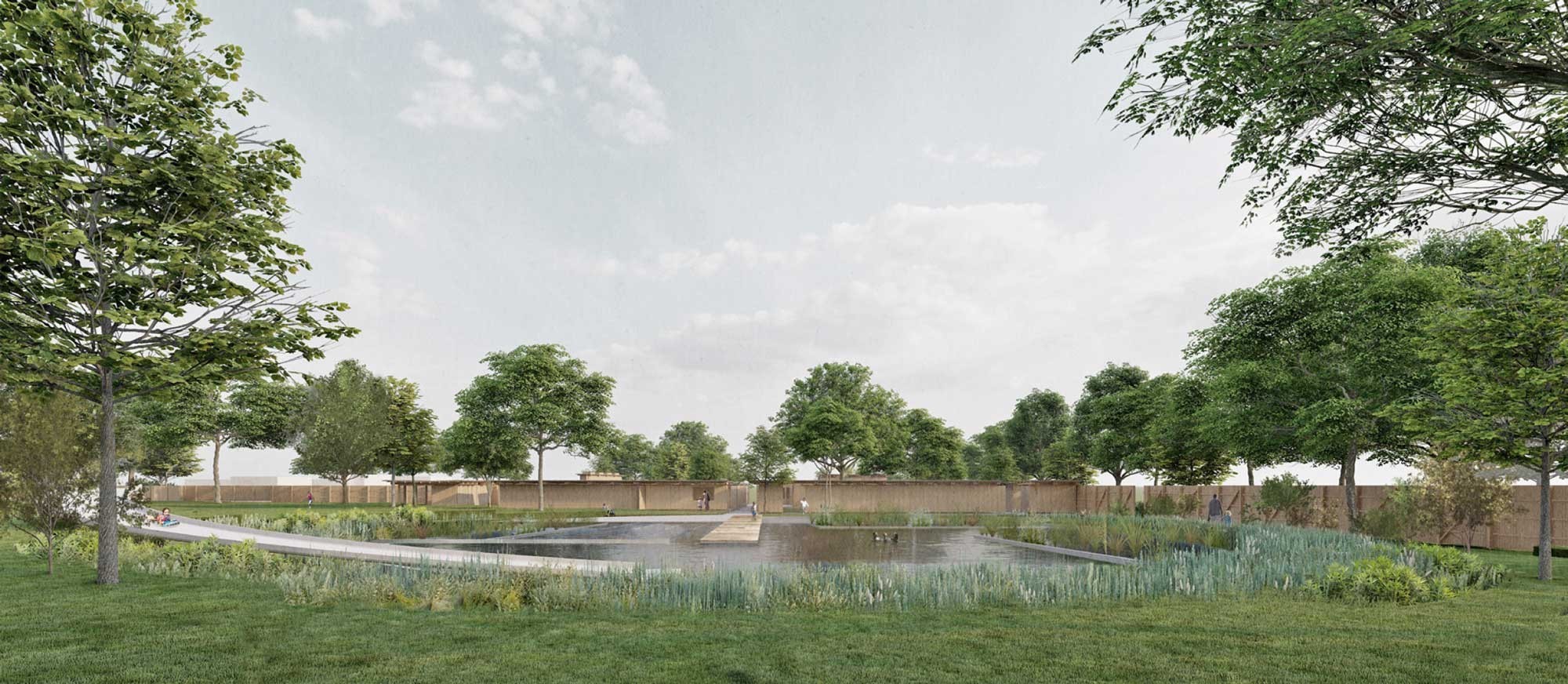 Visualisierung zum Naturbad St. Margarethen