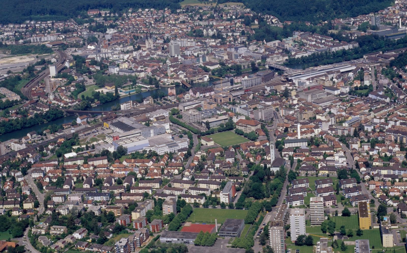 Luftaufnahme von Olten
