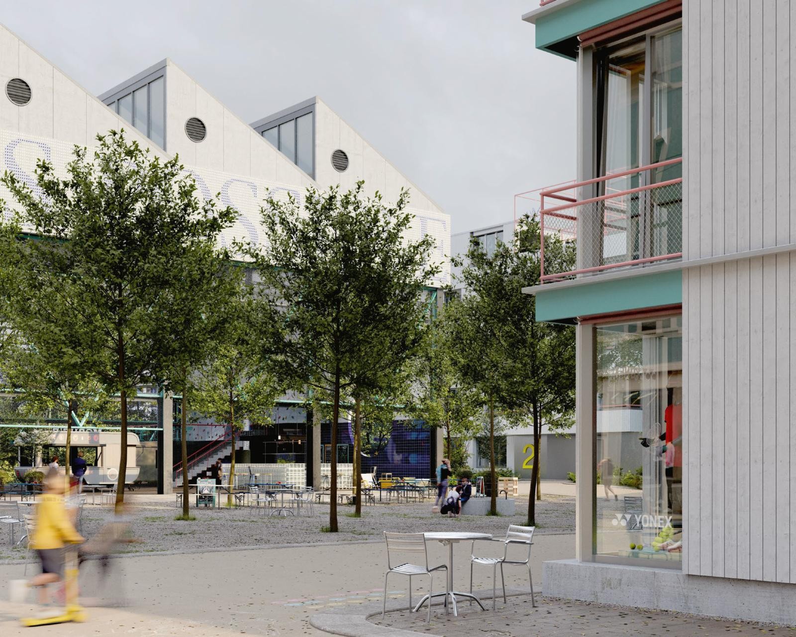 Visualisierung Wohnüberbauung Sälistrasse in Olten