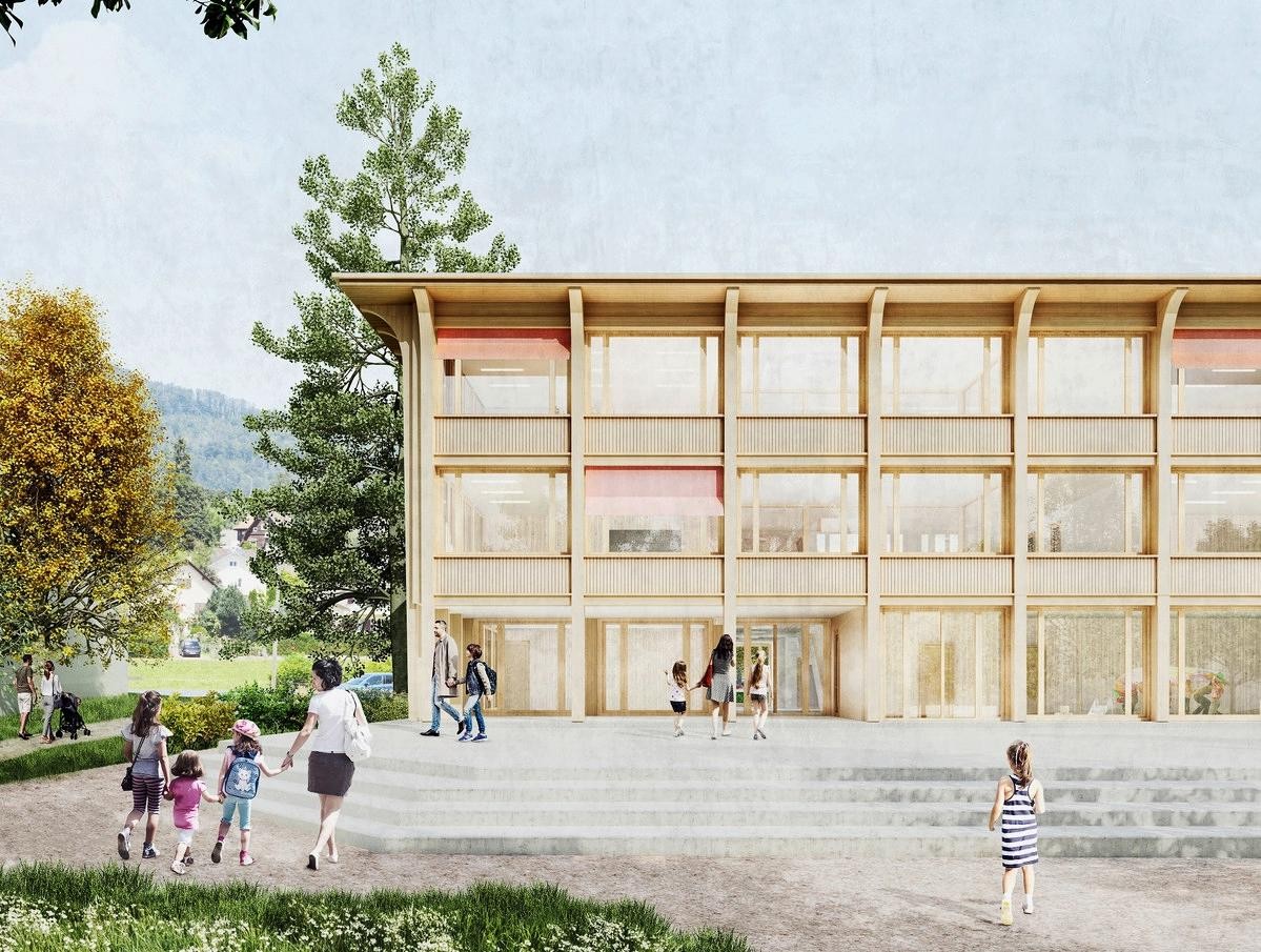 Schulneubau Les Arquebusiers in Delémont