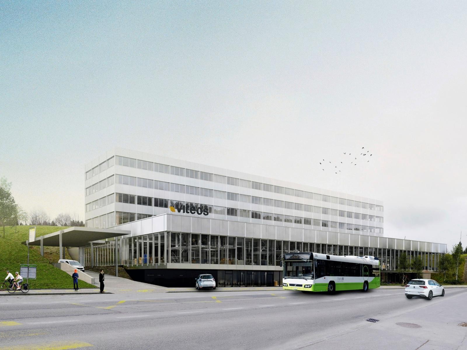 Neuer Hauptsitz von Viteos in La Chaux-de-Fonds