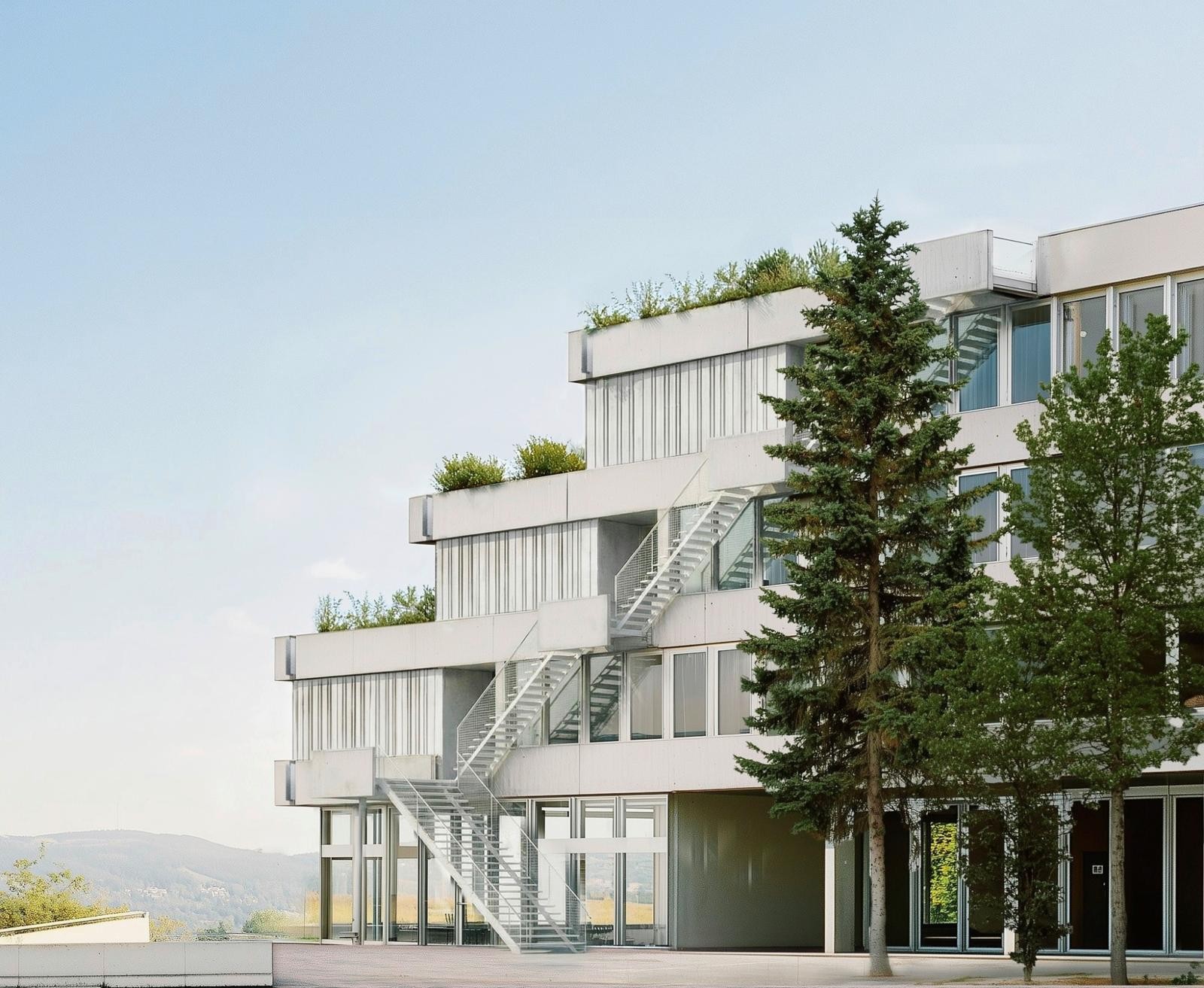 Sanierung Gymnasium Lycée Blaise-Cendrars in La Chaux-de-Fonds