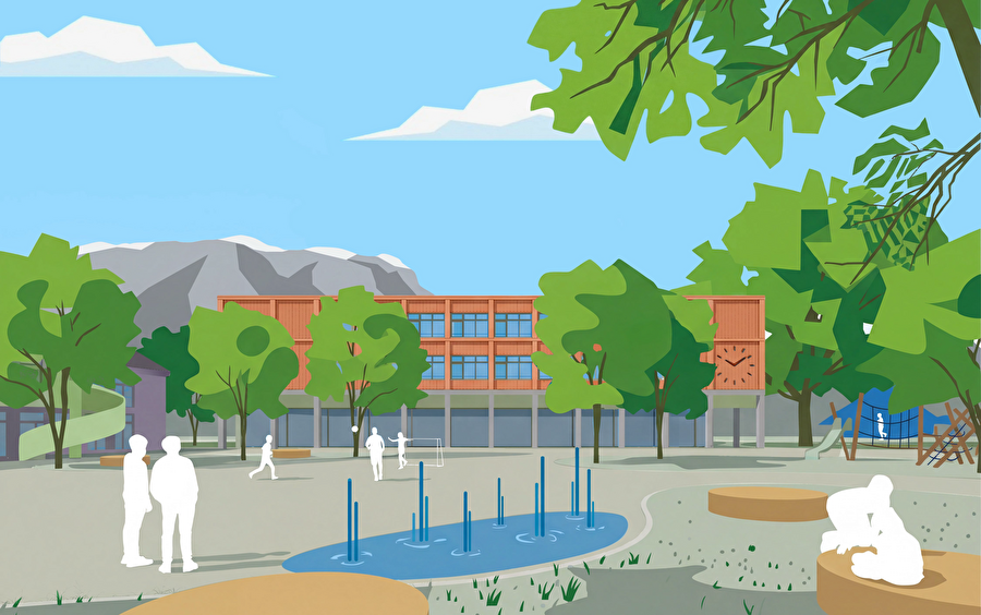 Siegerprojekt für Erweiterung der Schulanlage Ibach SZ
