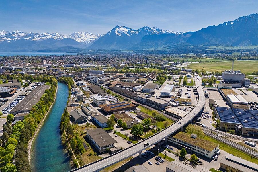 Blick auf Thun Nord