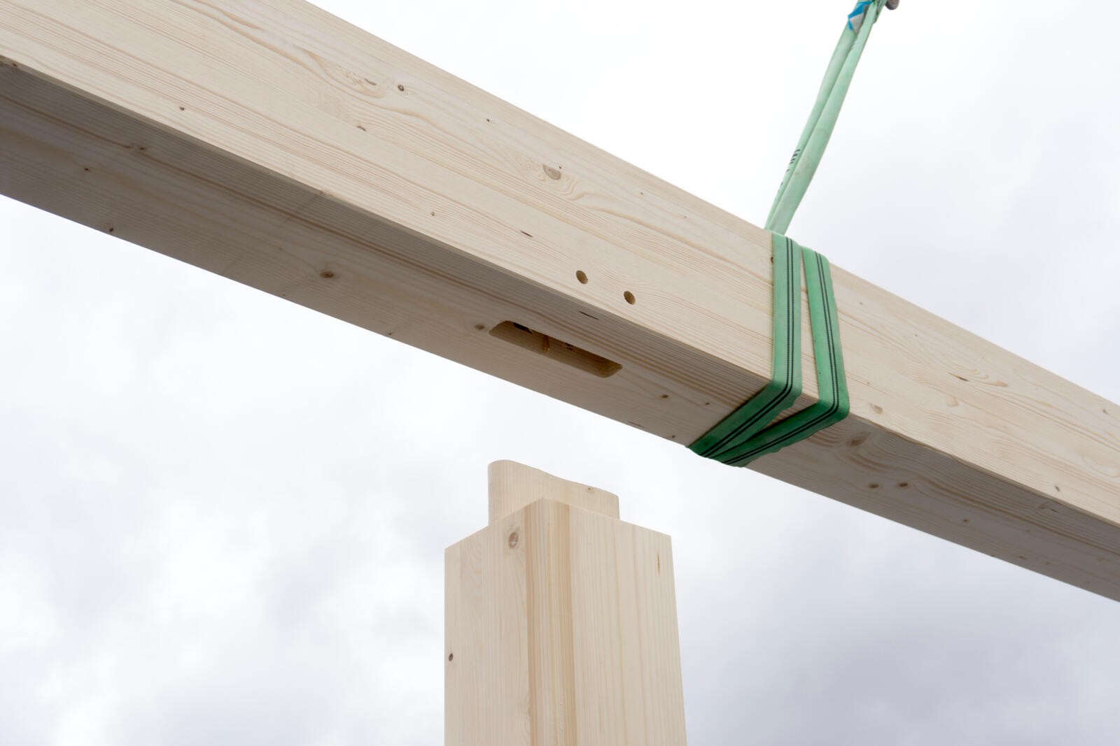 Gesteckte Zapfen-Holzverbindungen
