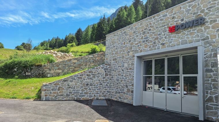 Kleinkraftwerk Crodalöc in Miralago